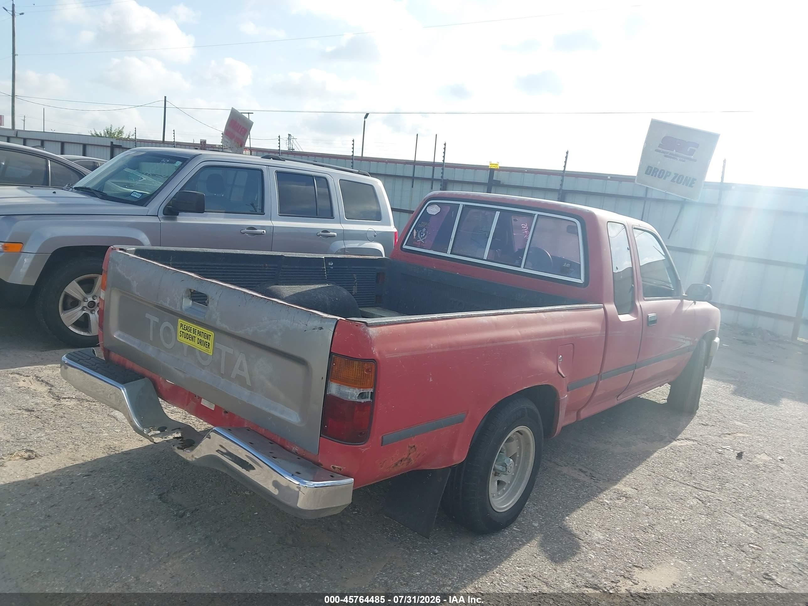1992 Toyota Pickup 1/2 Ton Ex Lng Whlbse Dlx Красный vin: JT4RN93P2N5058398