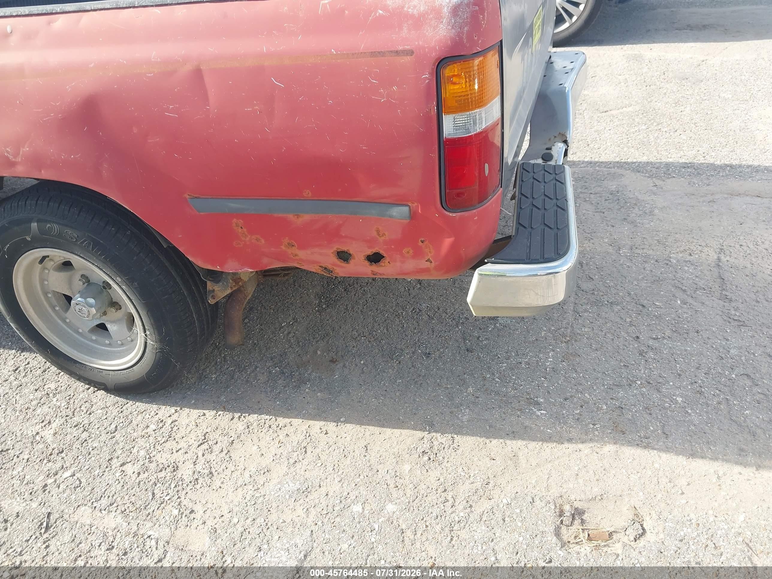 1992 Toyota Pickup 1/2 Ton Ex Lng Whlbse Dlx Красный vin: JT4RN93P2N5058398