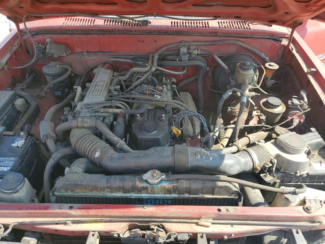 1992 Toyota Pickup 1/2 Ton Extra Long Wheelbase Dlx Red vin: JT4RN93P2N5059650
