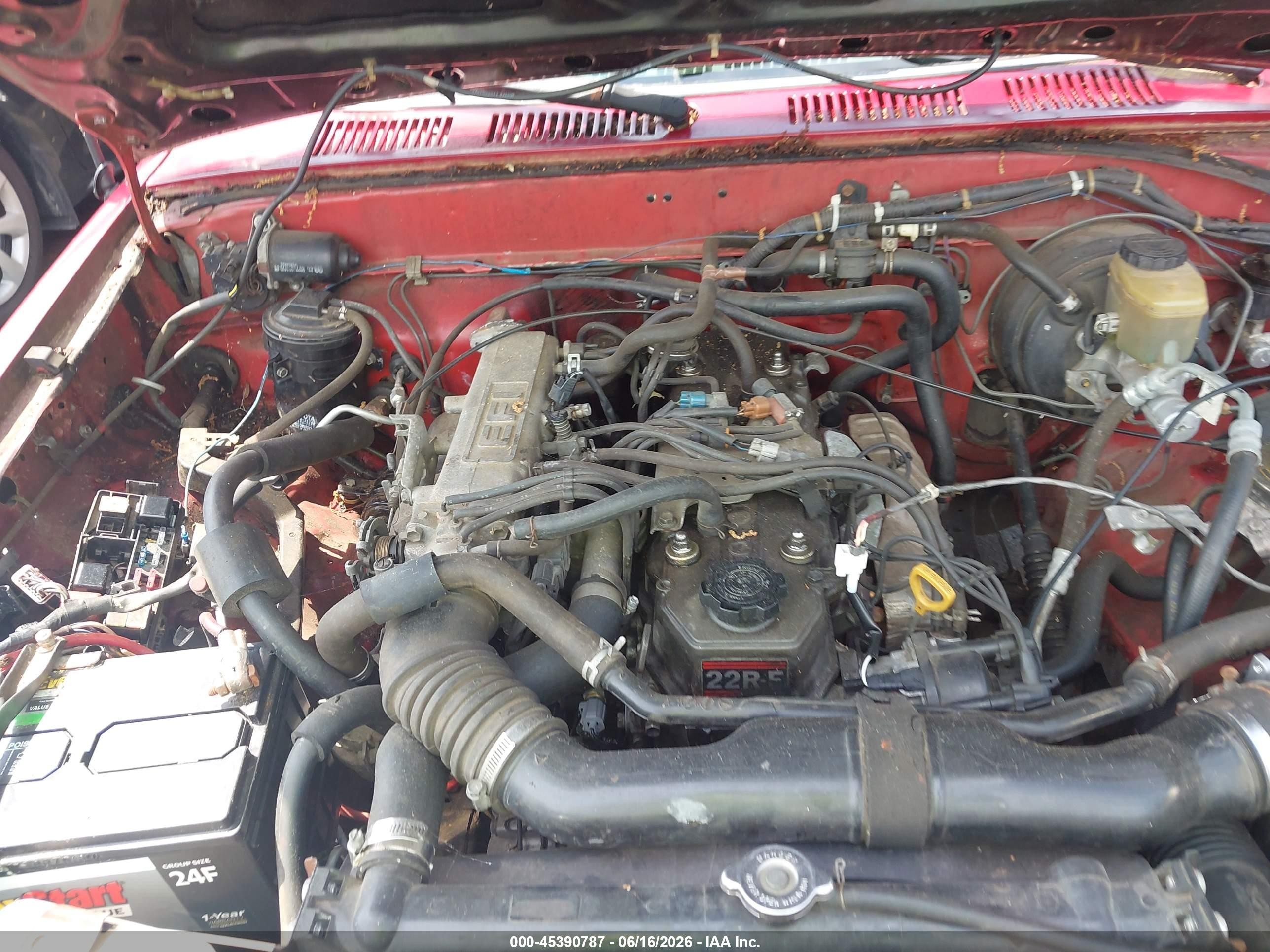 1993 Toyota Pickup 1/2 Ton Ex Long Whlbse Dx Red vin: JT4RN93P2P5083160