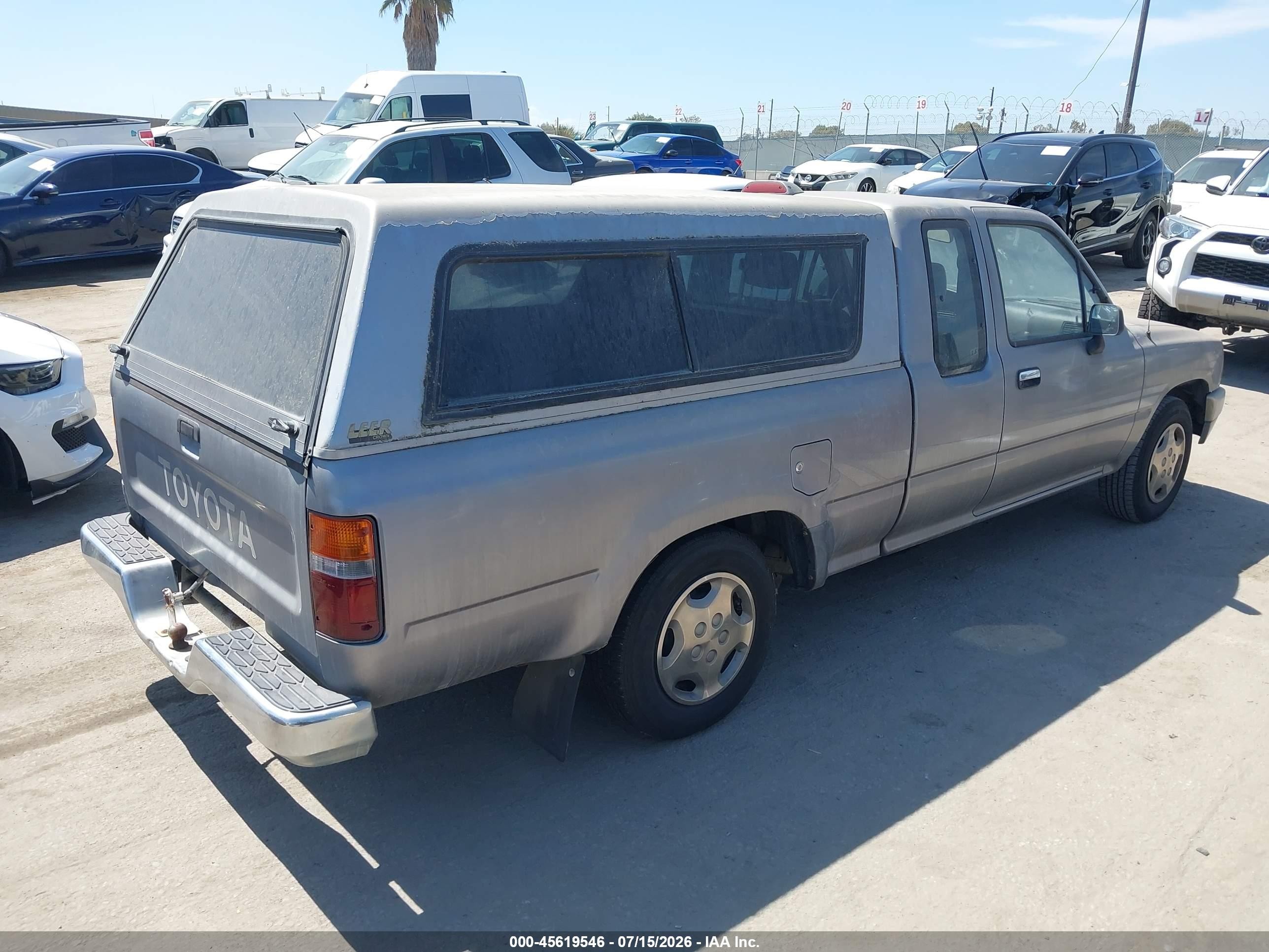 1994 Toyota Pickup 1/2 Ton Ex Lng Whlbase/dx Silver vin: JT4RN93P2R5101269
