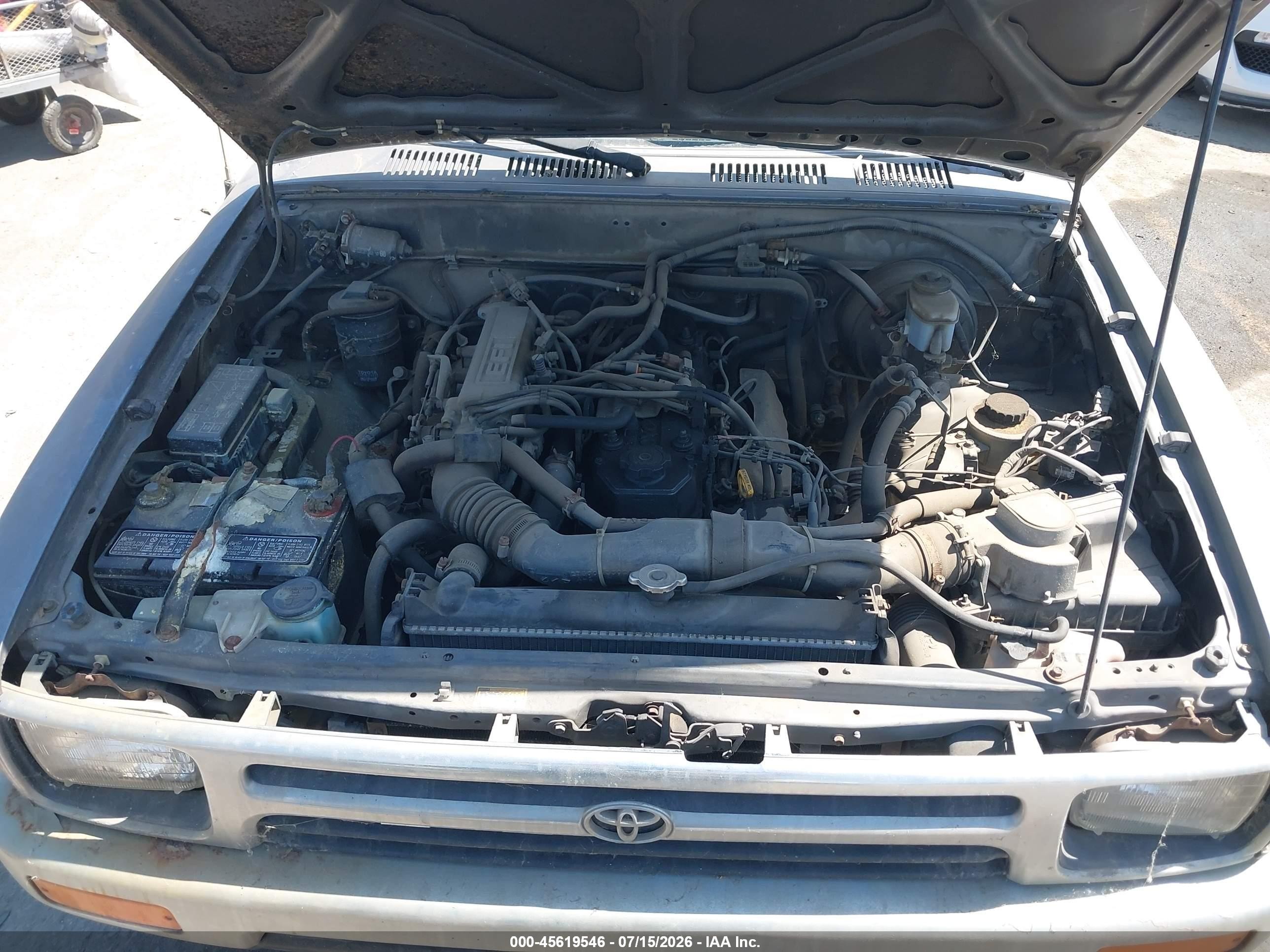 1994 Toyota Pickup 1/2 Ton Ex Lng Whlbase/dx Silver vin: JT4RN93P2R5101269