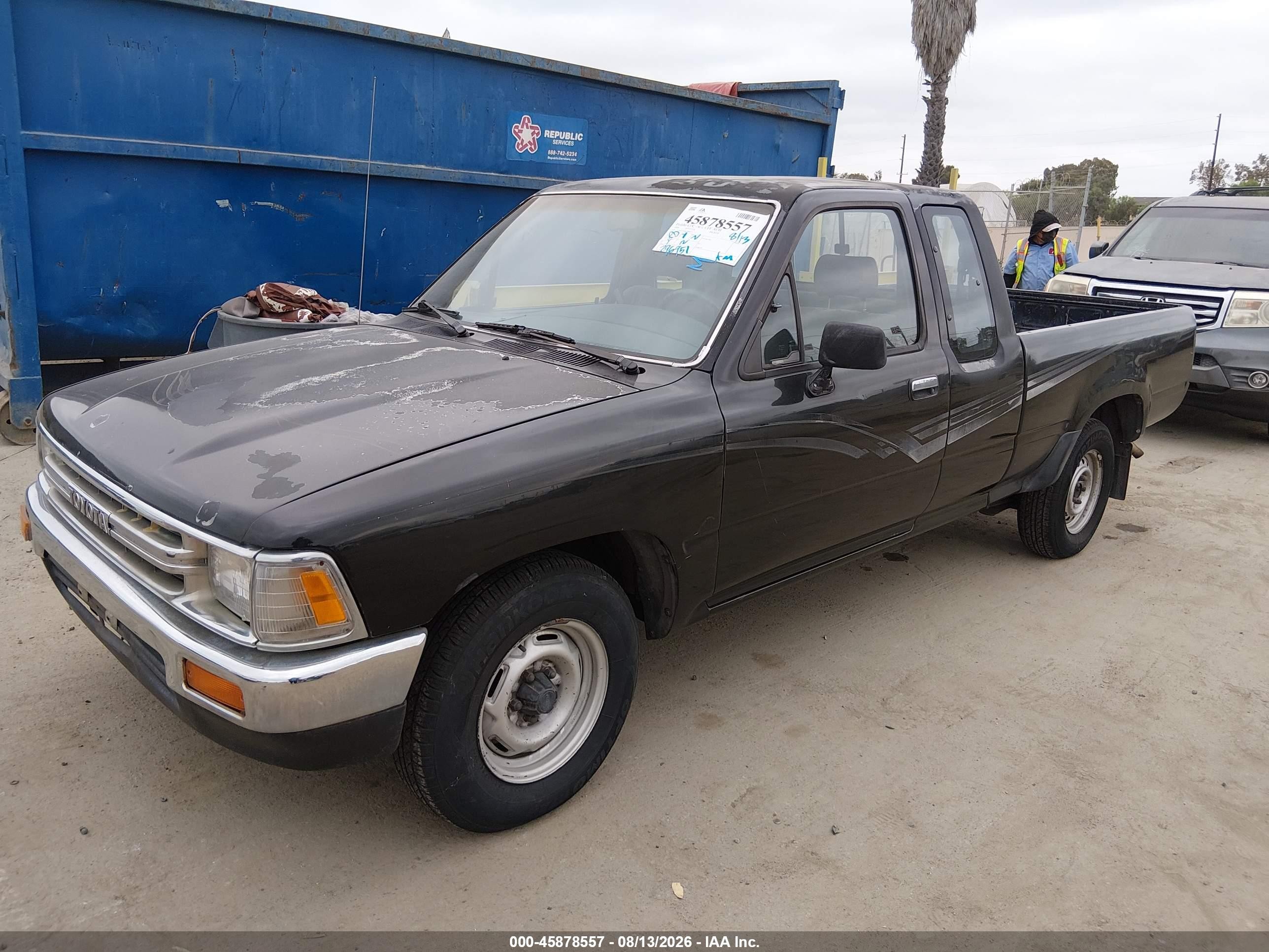 1989 Toyota Pickup 1/2 Ton Ex Lng Whlbse Dlx Черный vin: JT4RN93P5K5008977