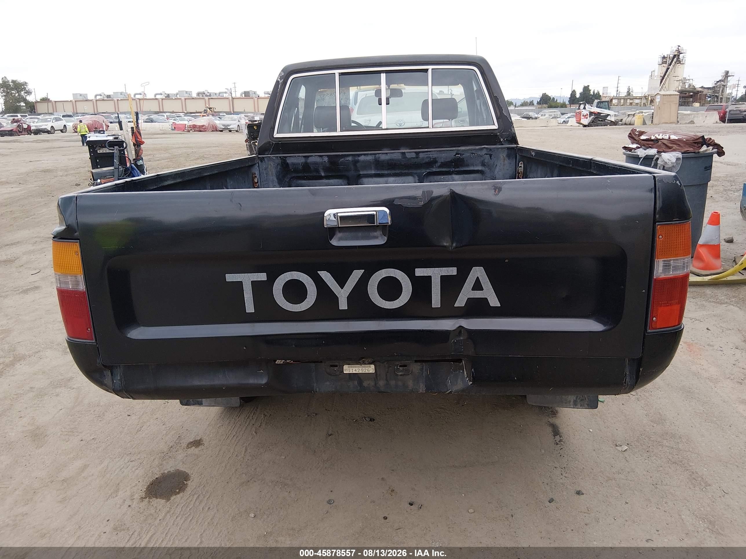 1989 Toyota Pickup 1/2 Ton Ex Lng Whlbse Dlx Черный vin: JT4RN93P5K5008977