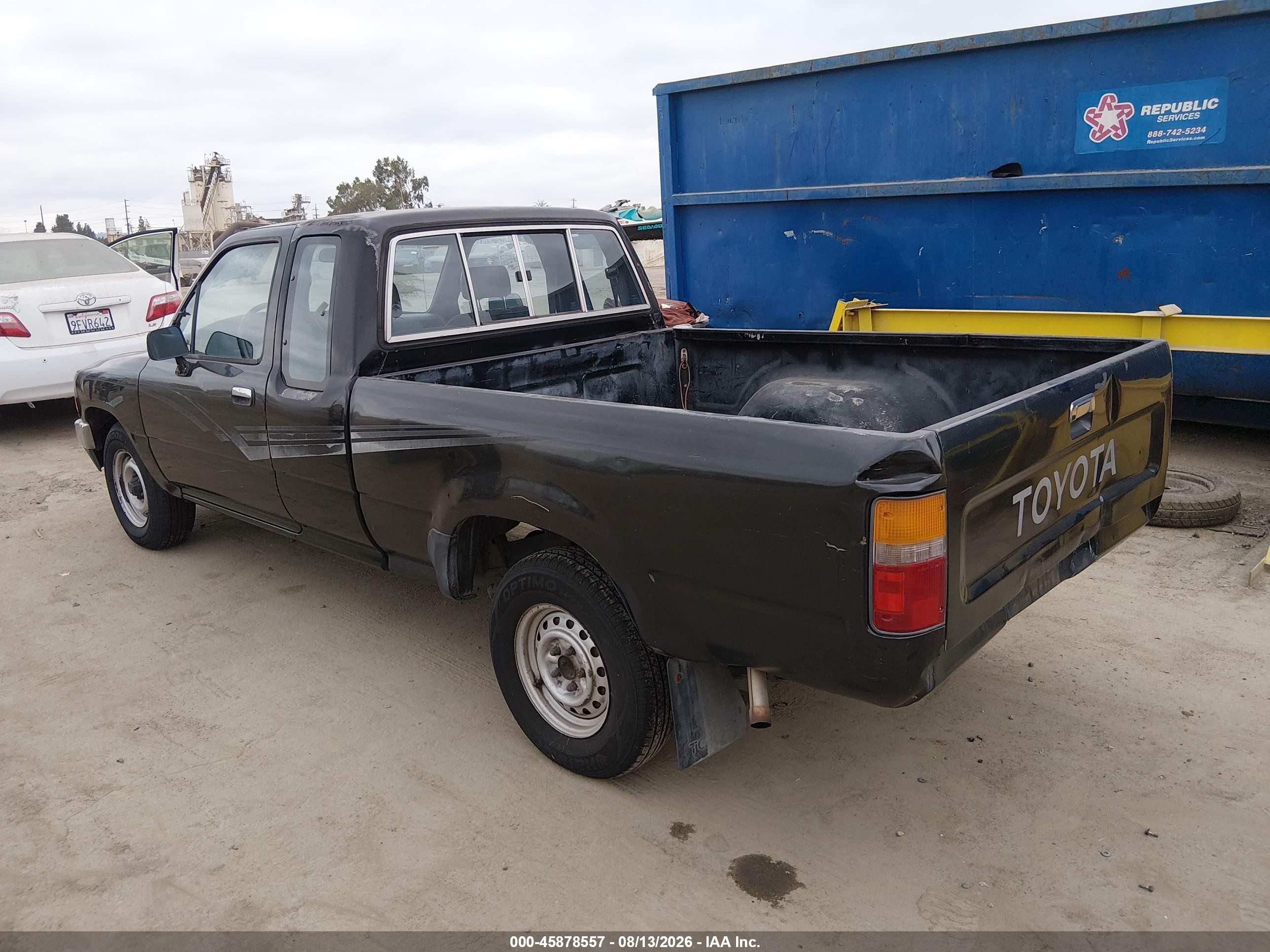 1989 Toyota Pickup 1/2 Ton Ex Lng Whlbse Dlx Черный vin: JT4RN93P5K5008977