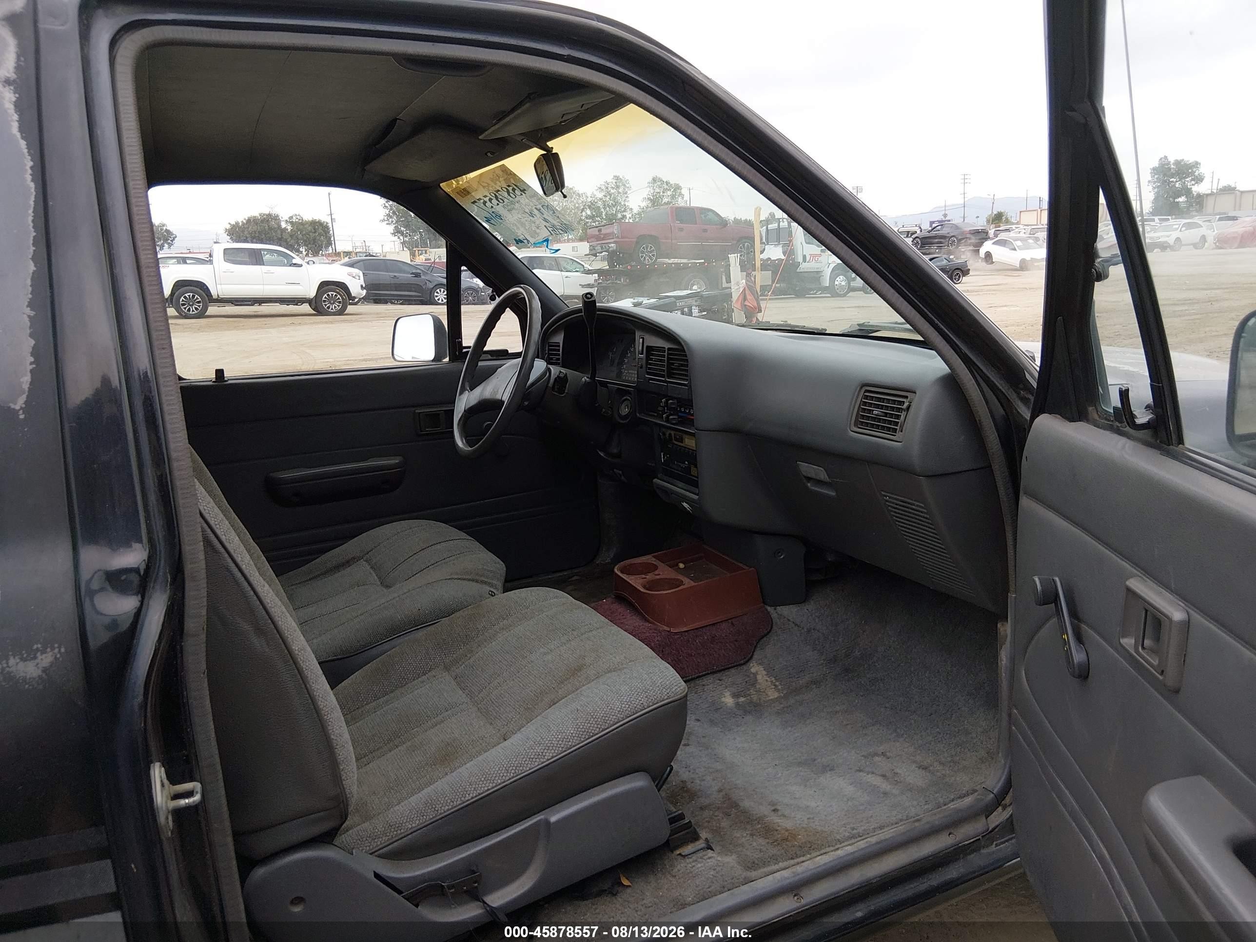 1989 Toyota Pickup 1/2 Ton Ex Lng Whlbse Dlx Черный vin: JT4RN93P5K5008977