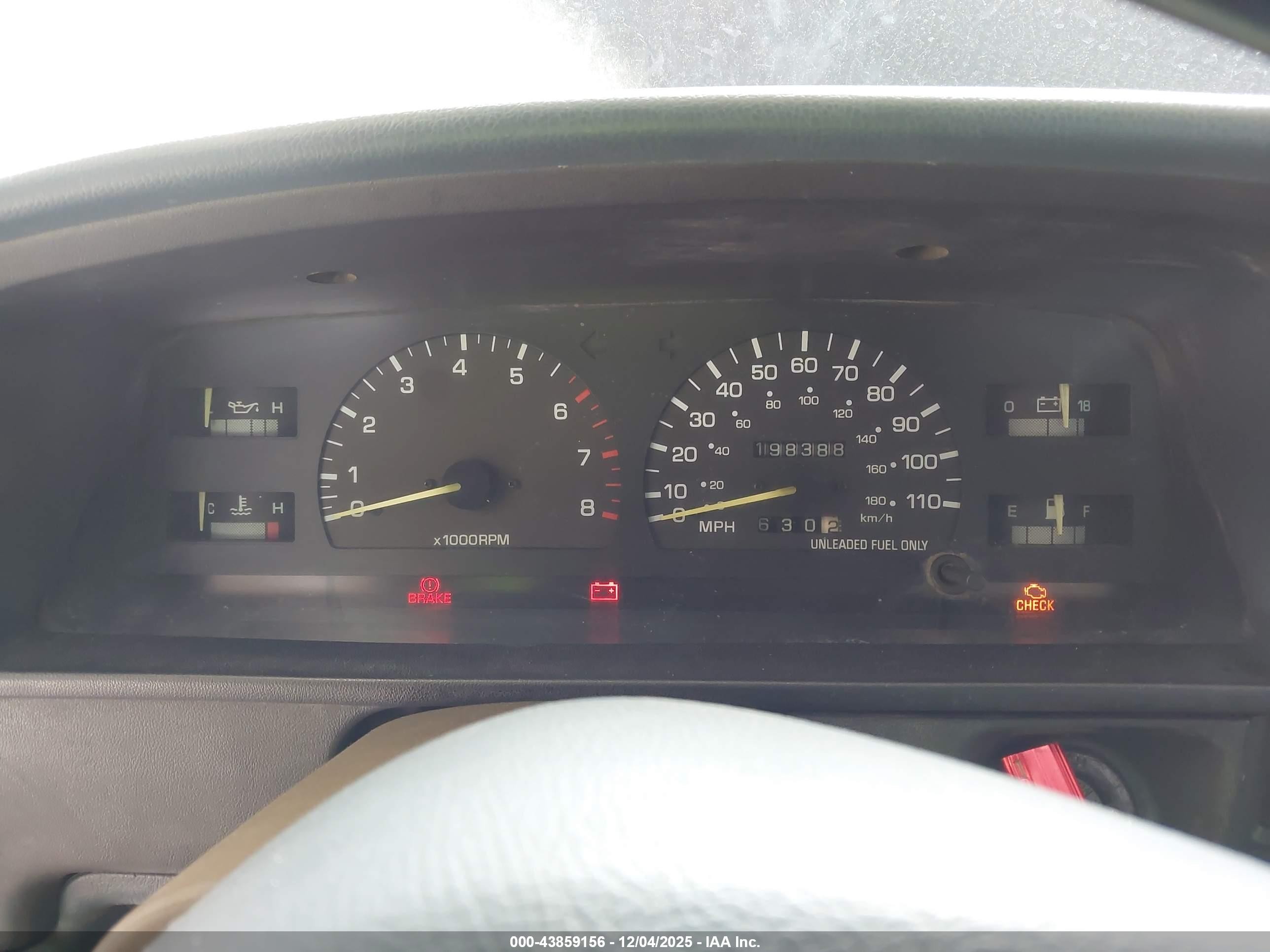 1995 Toyota Pickup 1/2 Ton Ex Lng Whlbase/dx Blue vin: JT4RN93P5S5115611