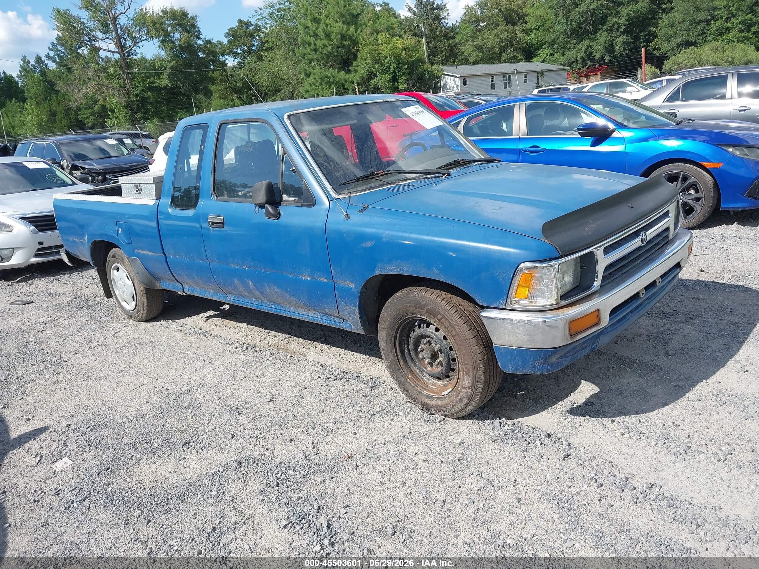 1992 Toyota Pickup 1/2 Ton Ex Lng Whlbse Dlx Blue vin: JT4RN93P6N5061045