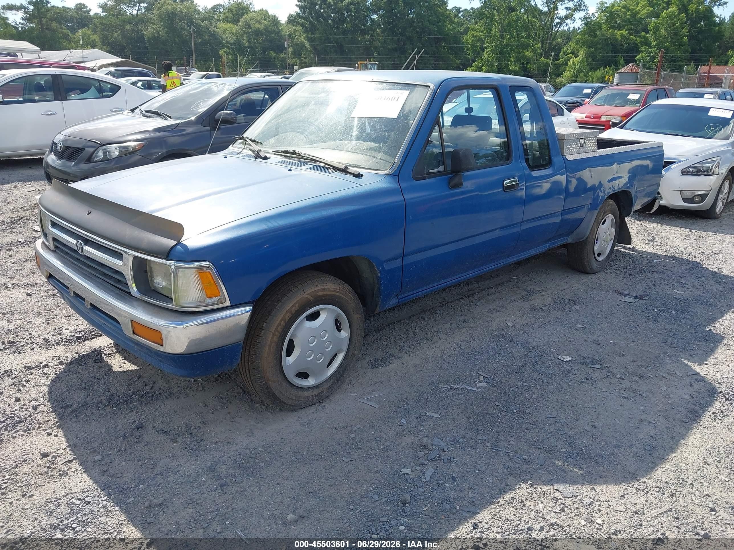 1992 Toyota Pickup 1/2 Ton Ex Lng Whlbse Dlx Blue vin: JT4RN93P6N5061045