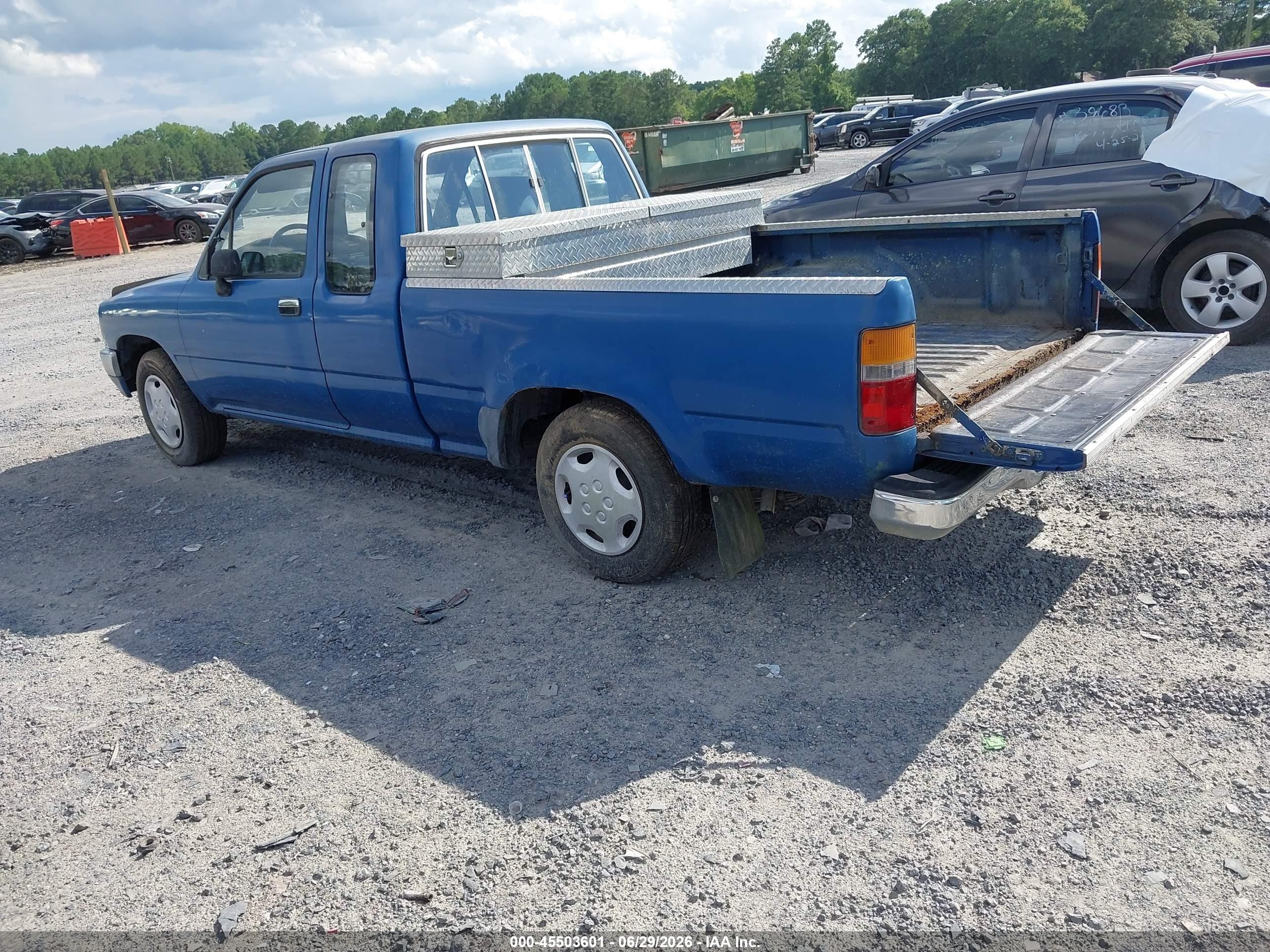 1992 Toyota Pickup 1/2 Ton Ex Lng Whlbse Dlx Blue vin: JT4RN93P6N5061045