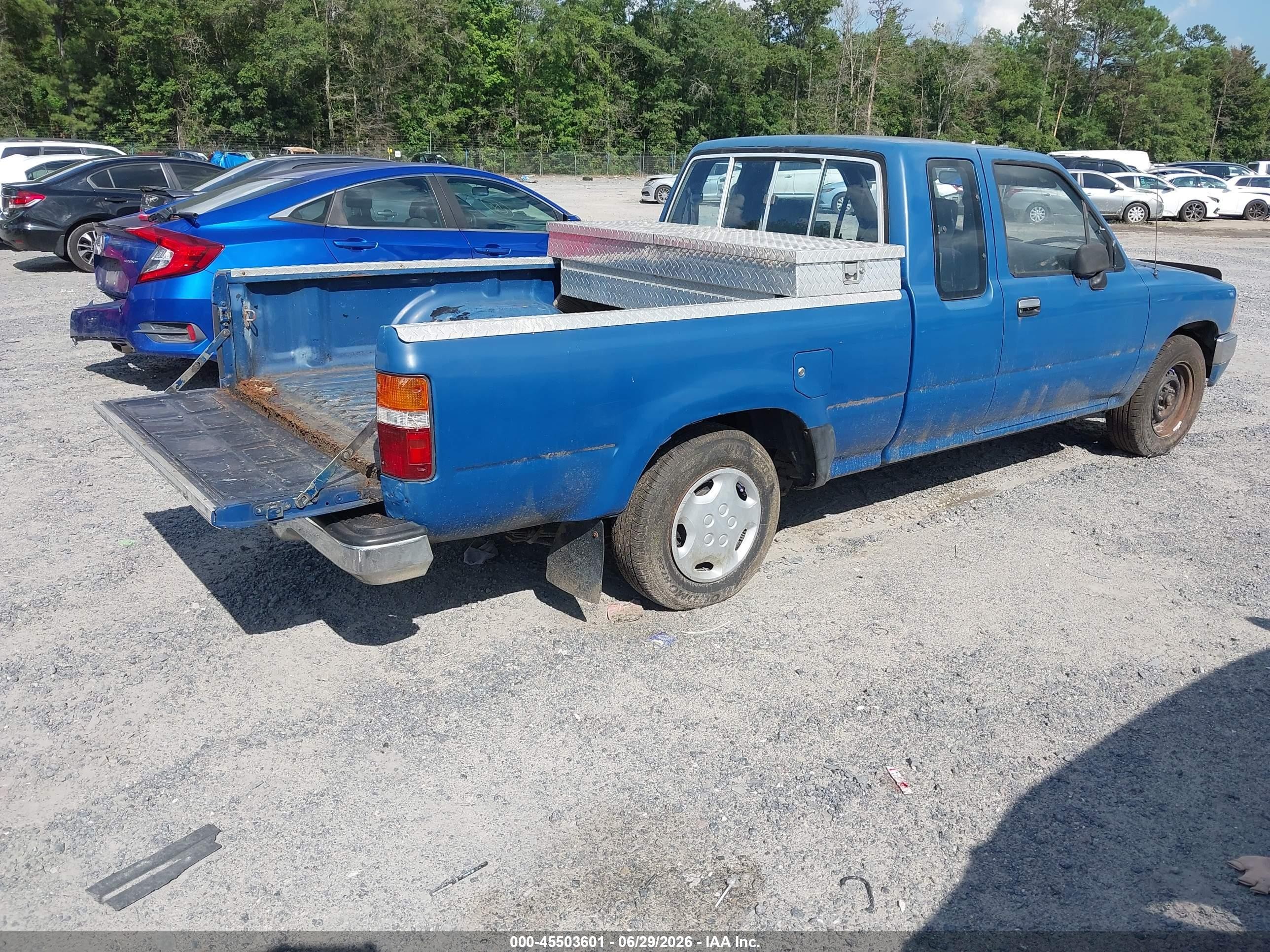 1992 Toyota Pickup 1/2 Ton Ex Lng Whlbse Dlx Blue vin: JT4RN93P6N5061045