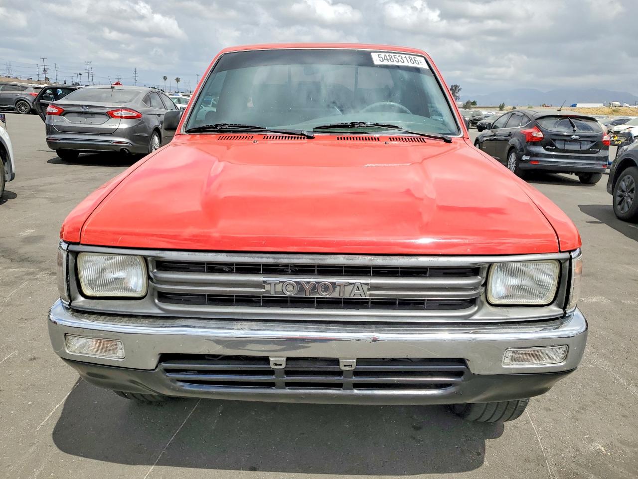 1990 Toyota Pickup Deluxe Red vin: JT4RN93P7L5014832