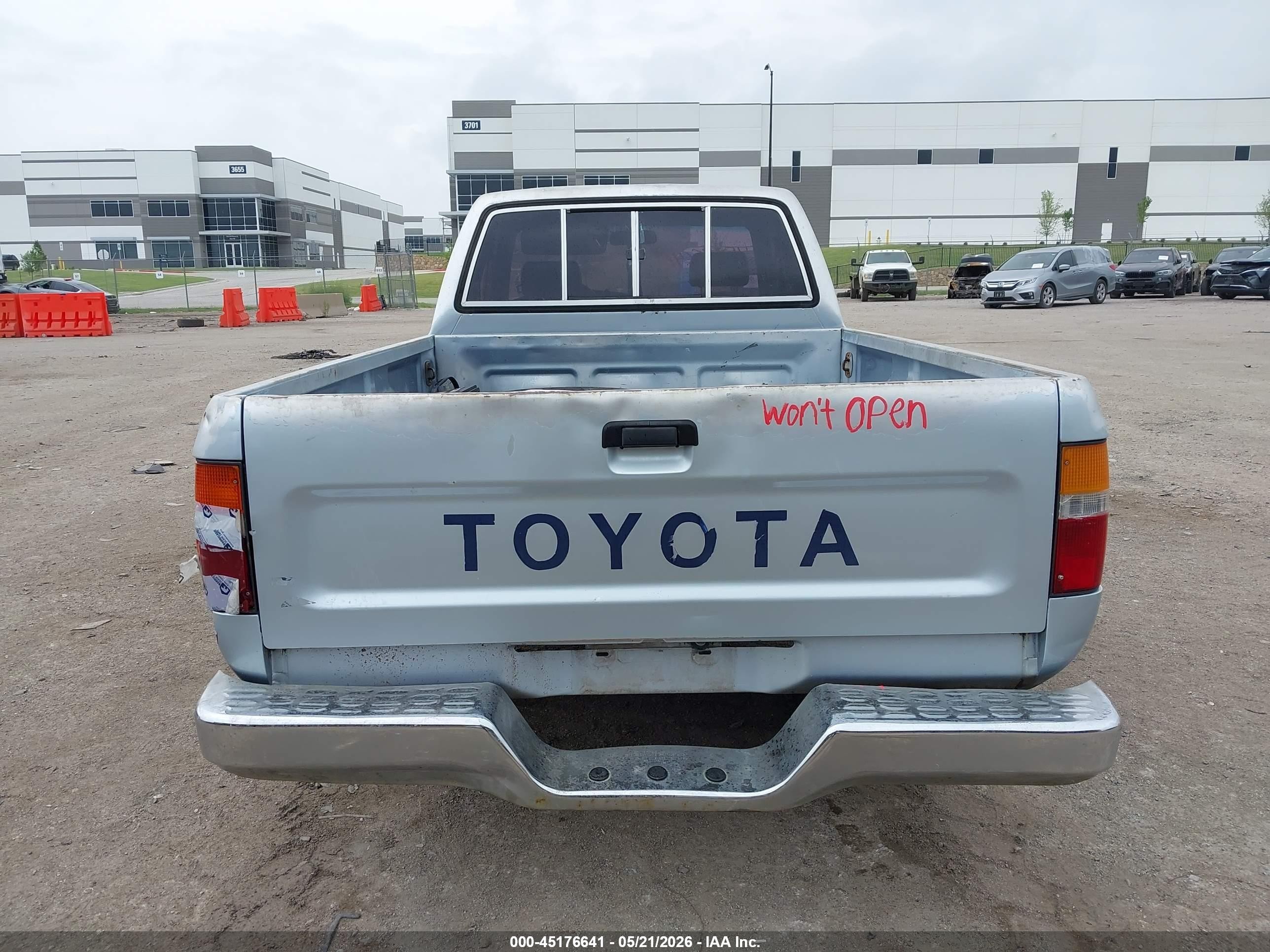 1991 Toyota Pickup 1/2 Ton Ex Lng Whlbse Dlx Light Blue vin: JT4RN93P8M5040857