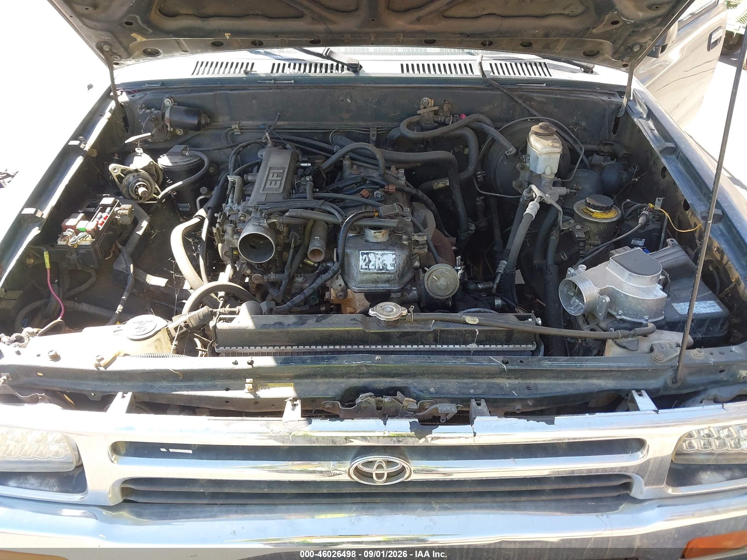 1995 Toyota Pickup 1/2 Ton Ex Lng Whlbase/dx Green vin: JT4RN93P8S5116381