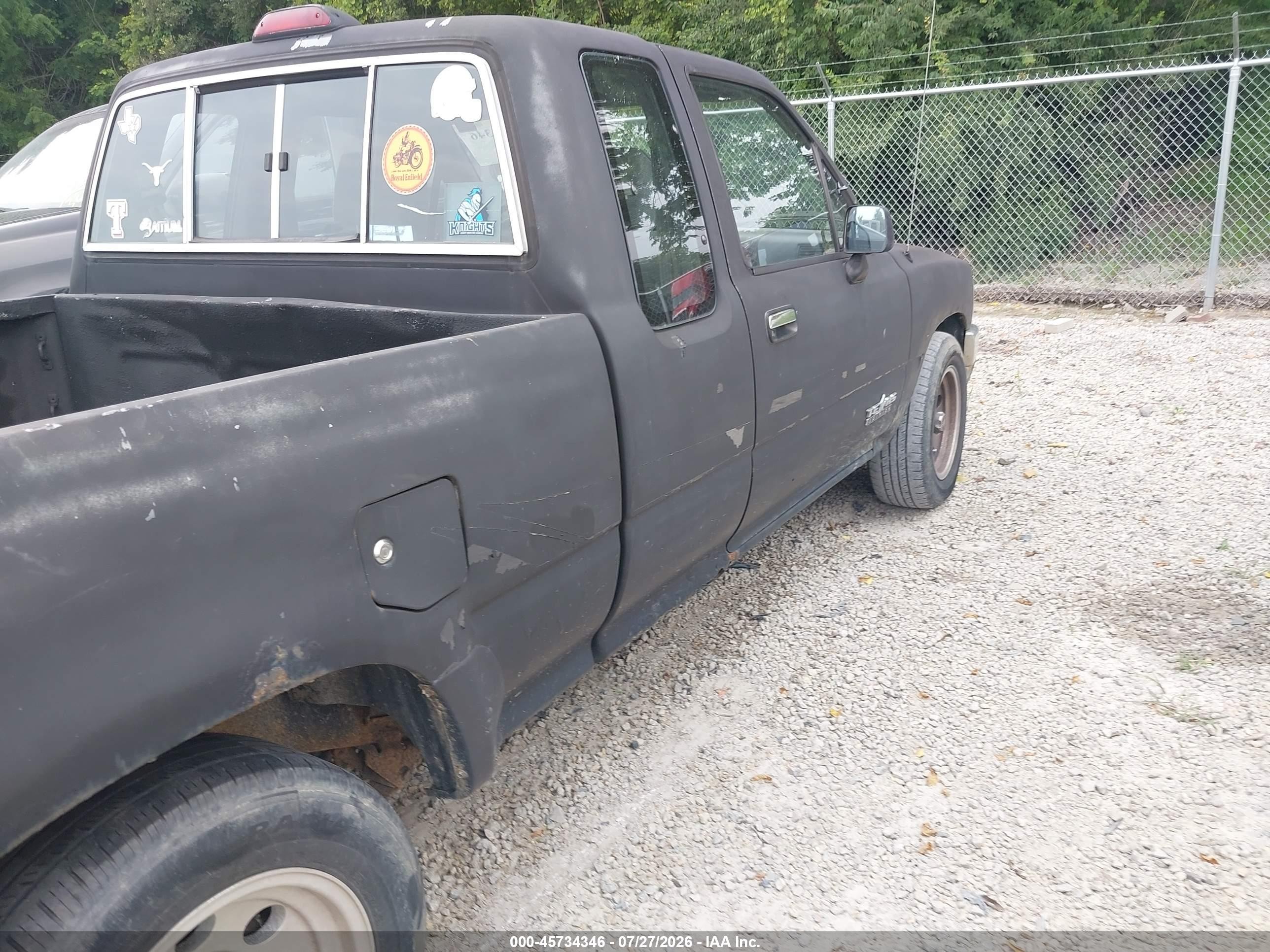 1994 Toyota Pickup 1/2 Ton Ex Lng Whlbase/dx Black vin: JT4RN93P9R5103732