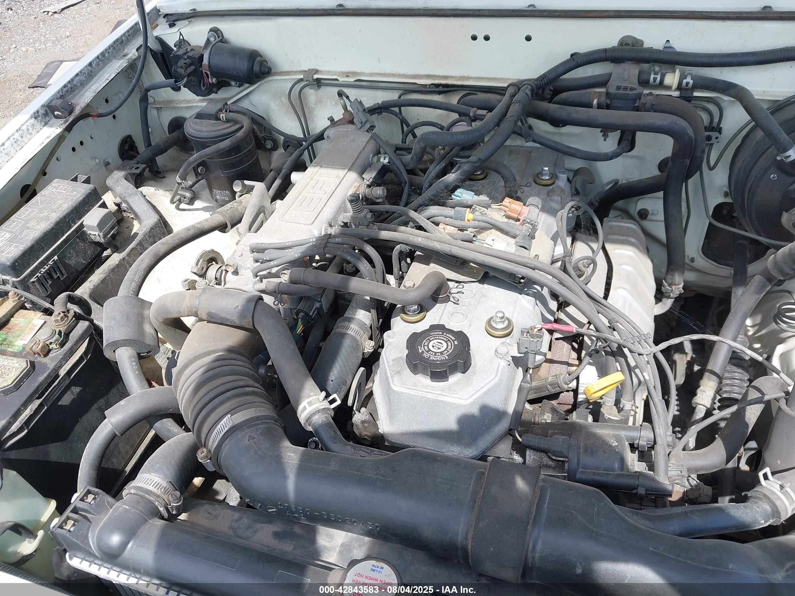 1995 Toyota Pickup 1/2 Ton Ex Lng Whlbase/dx White vin: JT4RN93P9S5112517