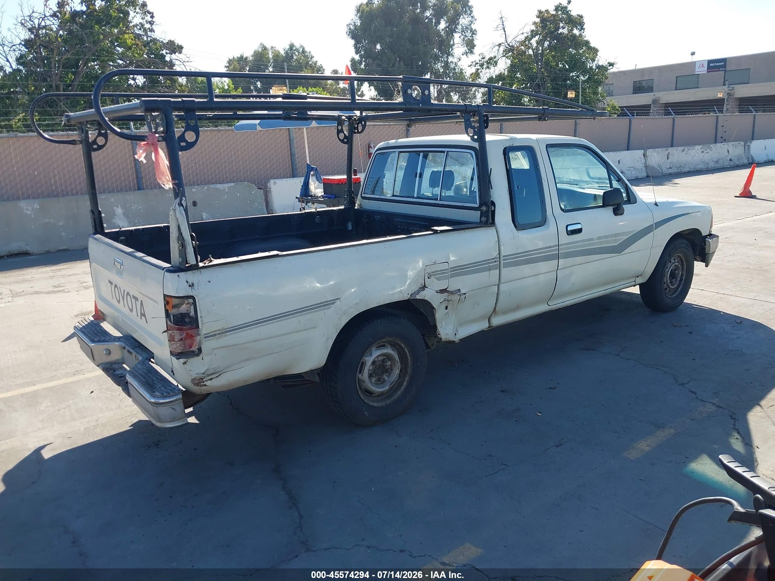 1990 Toyota Pickup 1/2 Ton Ex Lng Whlbse Dlx White vin: JT4RN93PXL5025114