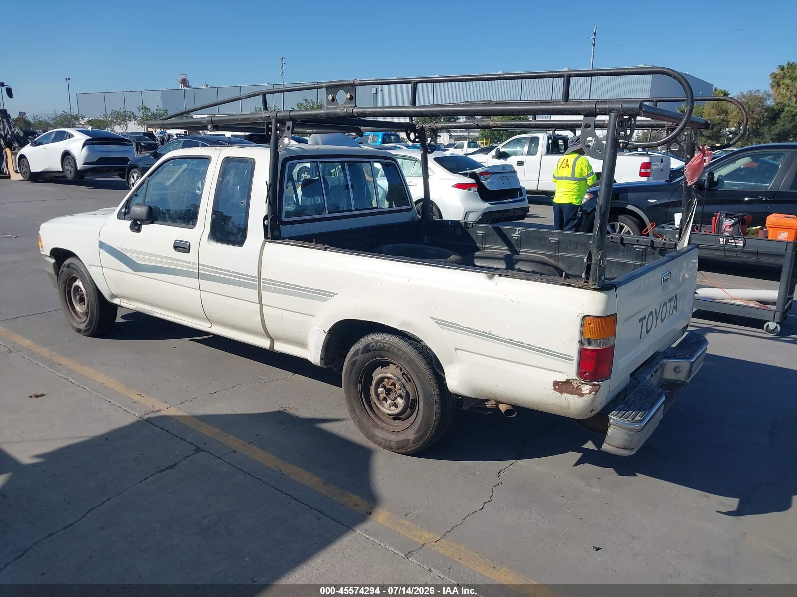 1990 Toyota Pickup 1/2 Ton Ex Lng Whlbse Dlx White vin: JT4RN93PXL5025114