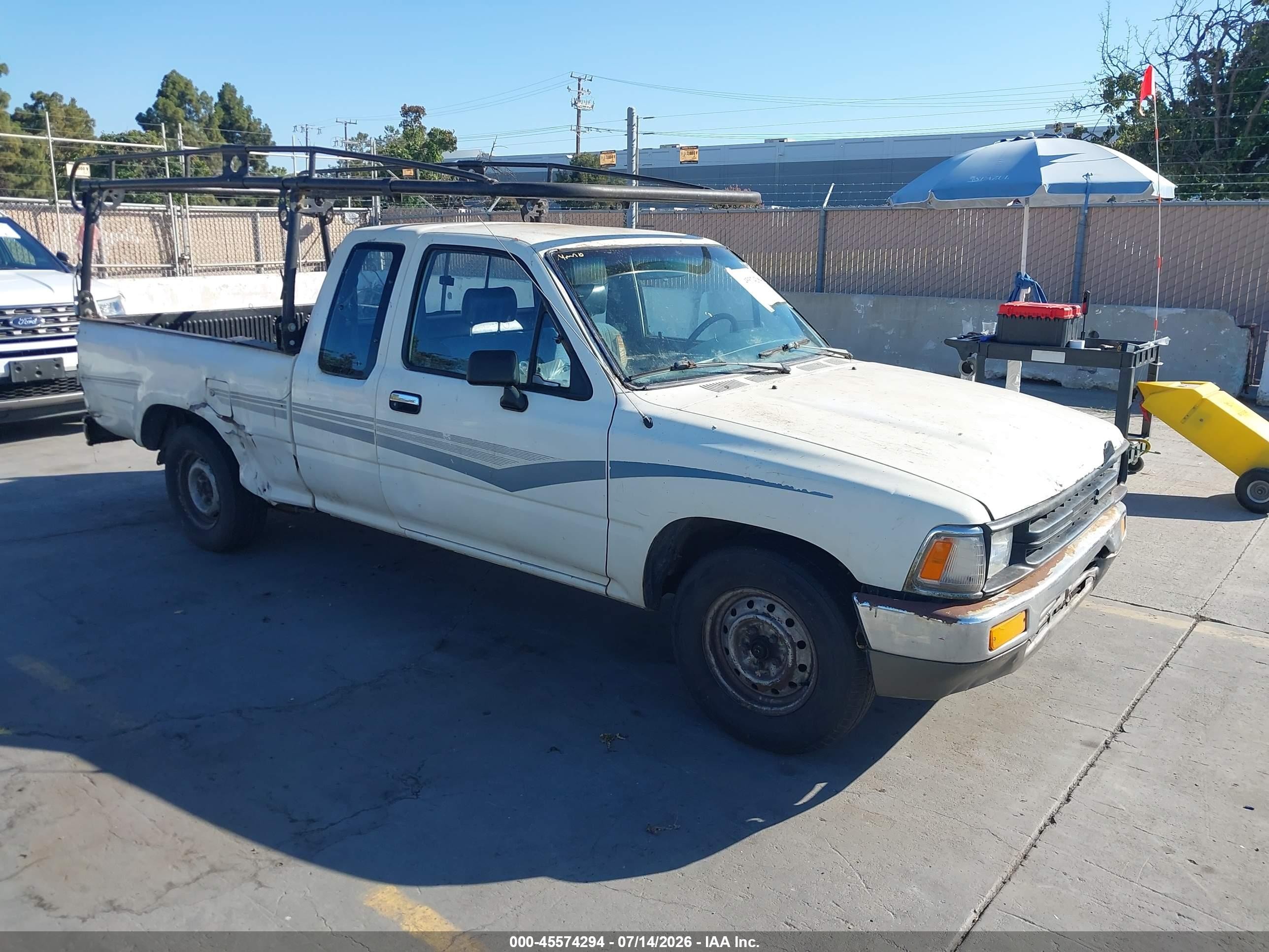 1990 Toyota Pickup 1/2 Ton Ex Lng Whlbse Dlx White vin: JT4RN93PXL5025114