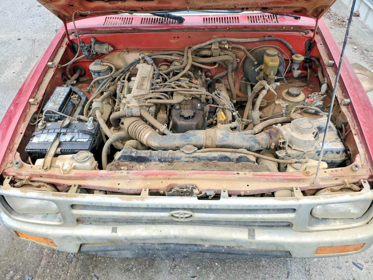 1995 Toyota Tacoma Maroon vin: JT4RN93PXS5114258