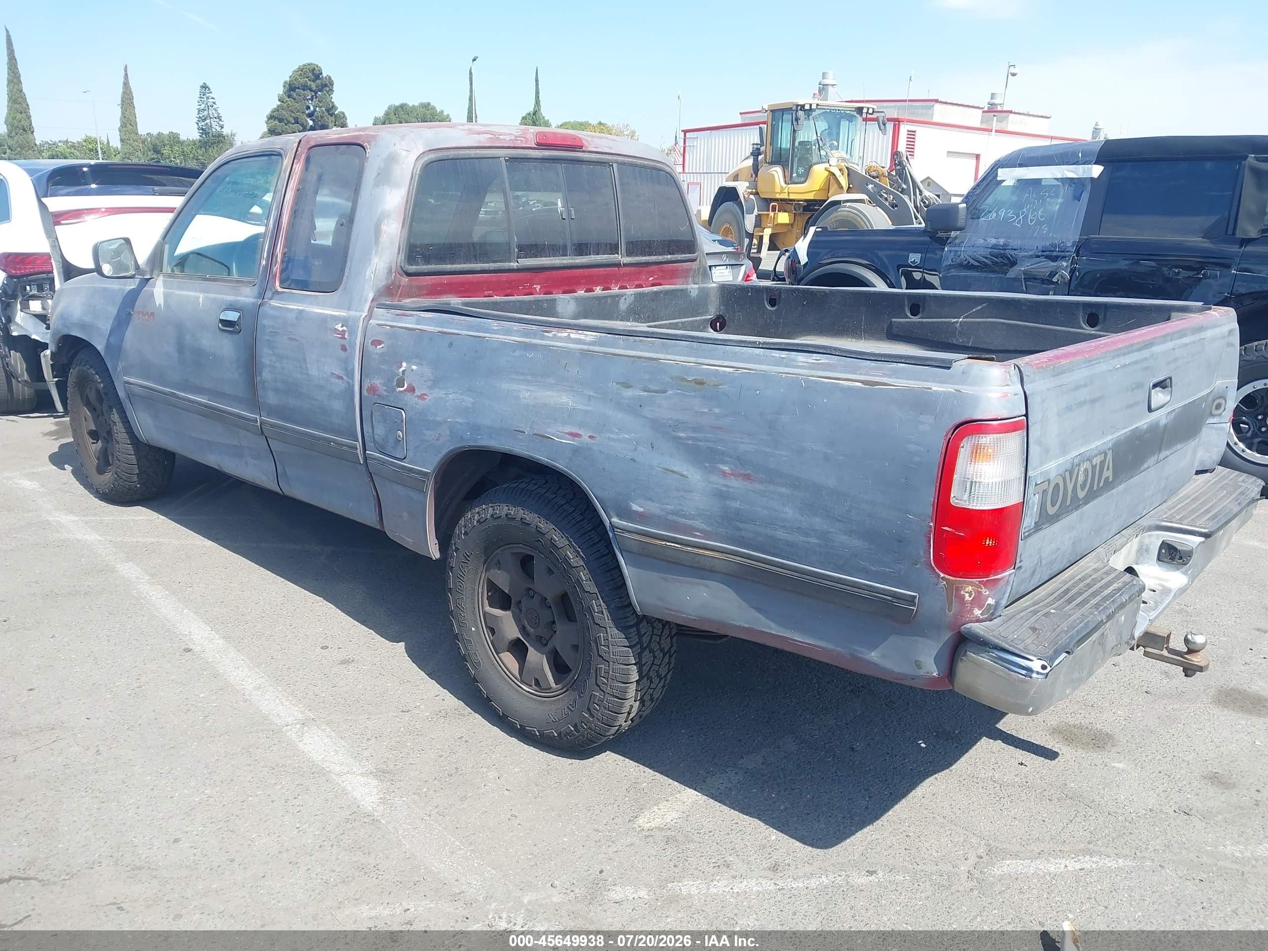 1996 Toyota T100 Xtracab Gray vin: JT4TN12D6T0018236