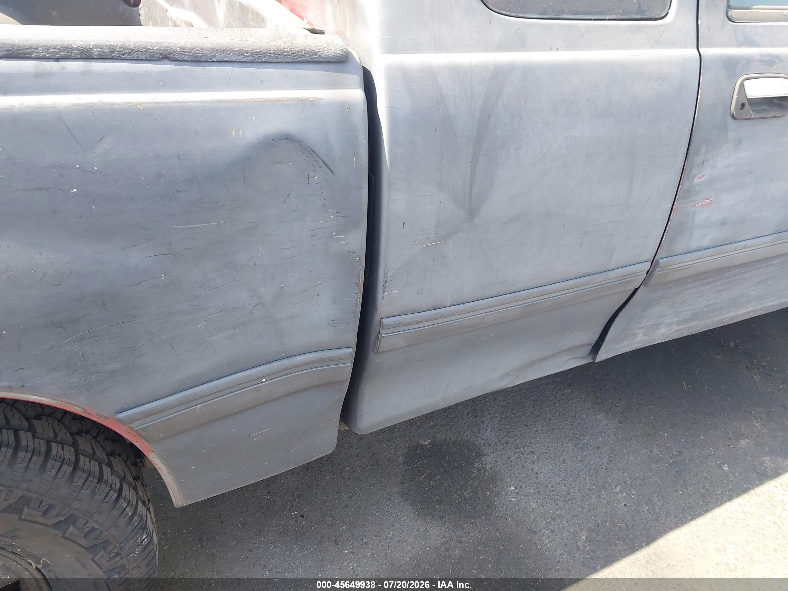 1996 Toyota T100 Xtracab Gray vin: JT4TN12D6T0018236