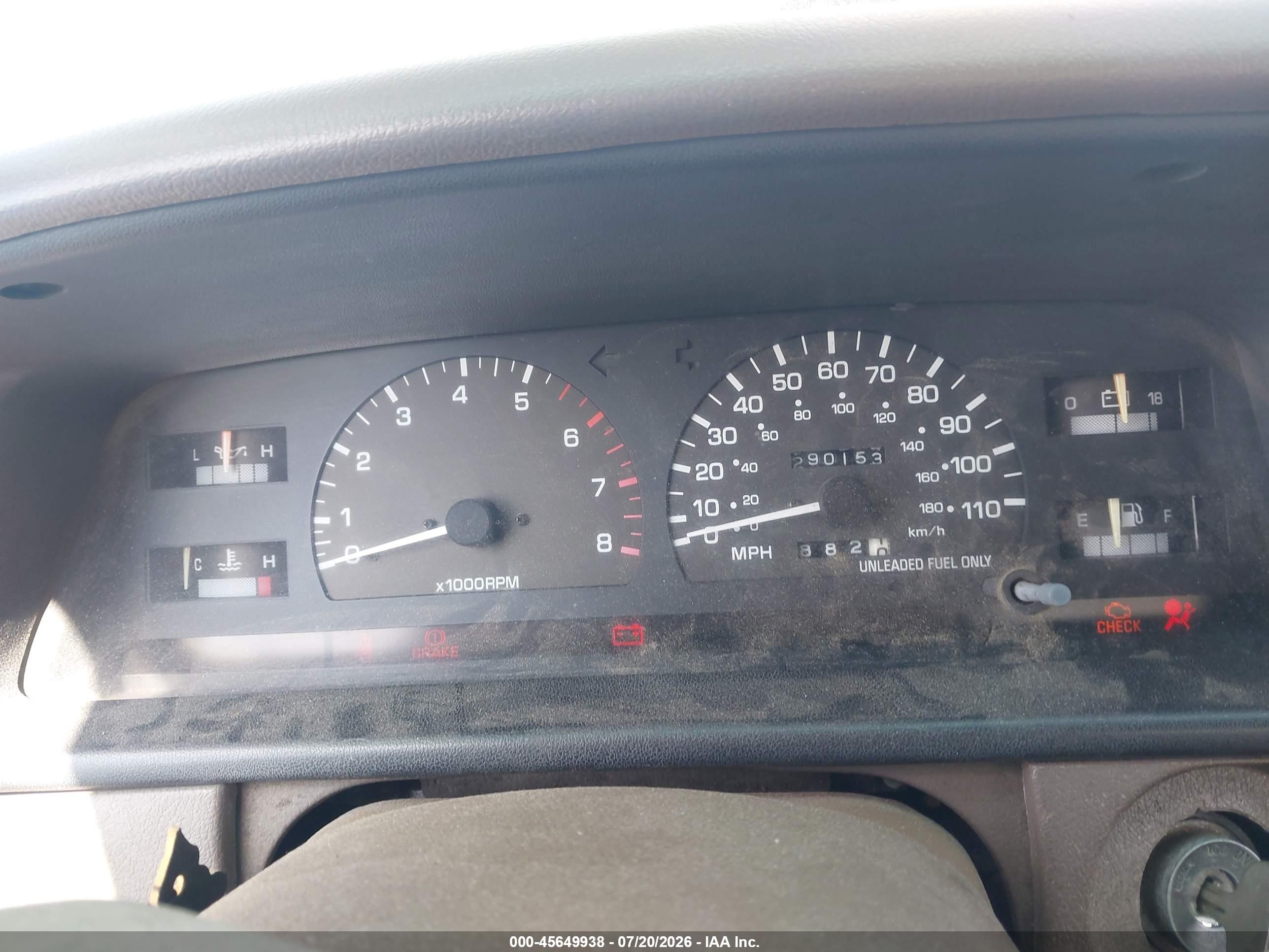 1996 Toyota T100 Xtracab Gray vin: JT4TN12D6T0018236