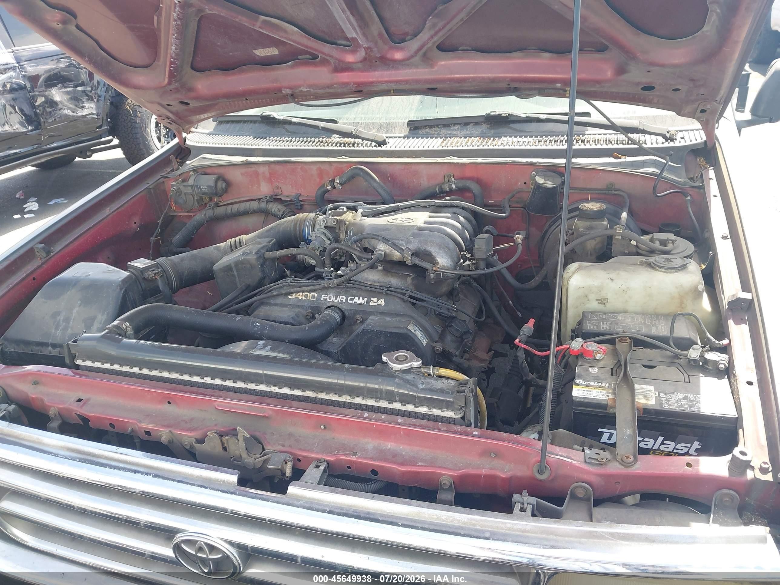 1996 Toyota T100 Xtracab Gray vin: JT4TN12D6T0018236