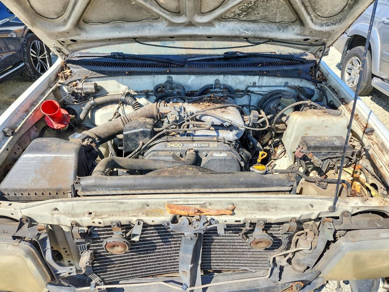 1996 Toyota T100 Dx White vin: JT4TN12D6T0026465