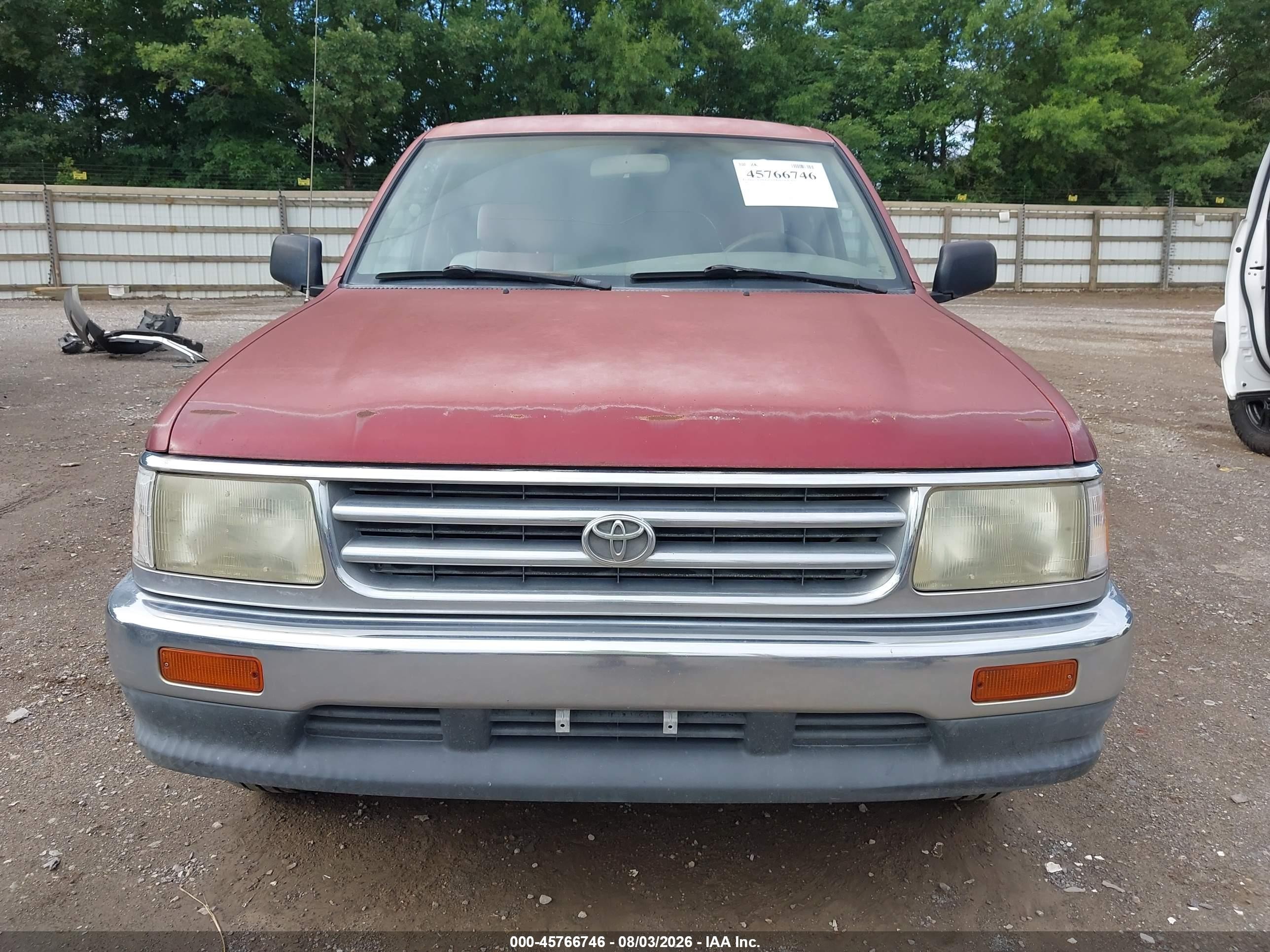 1996 Toyota T100 Xtracab Red vin: JT4TN12D6T0027261