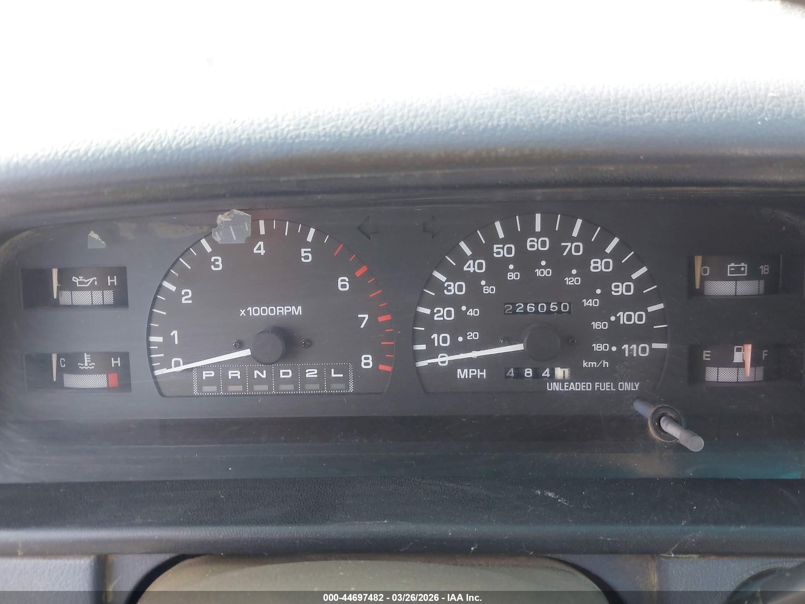 1997 Toyota T100 Dx V6 Red vin: JT4TN12D6V0031264