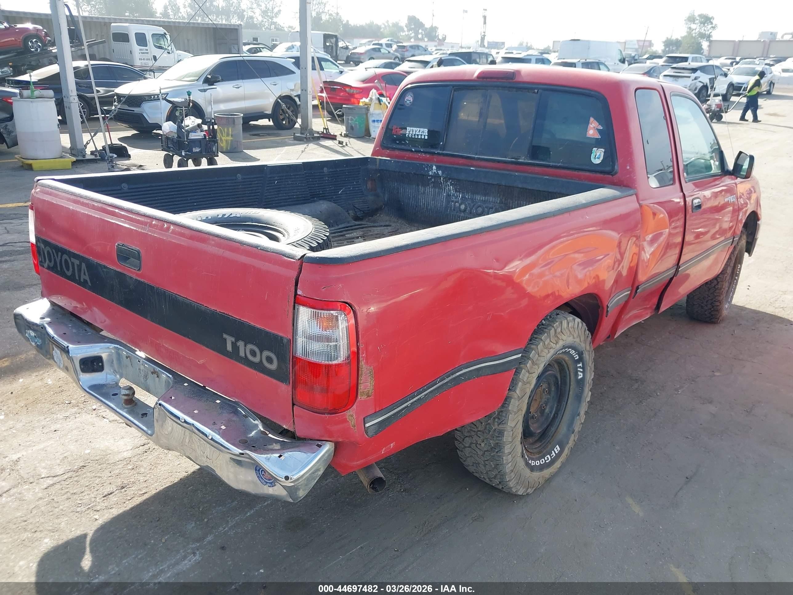 1997 Toyota T100 Dx V6 Red vin: JT4TN12D6V0031264
