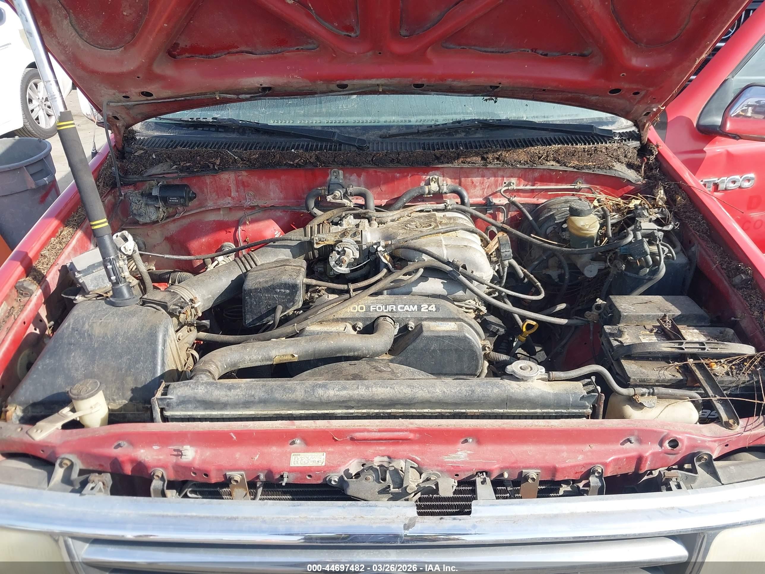 1997 Toyota T100 Dx V6 Red vin: JT4TN12D6V0031264
