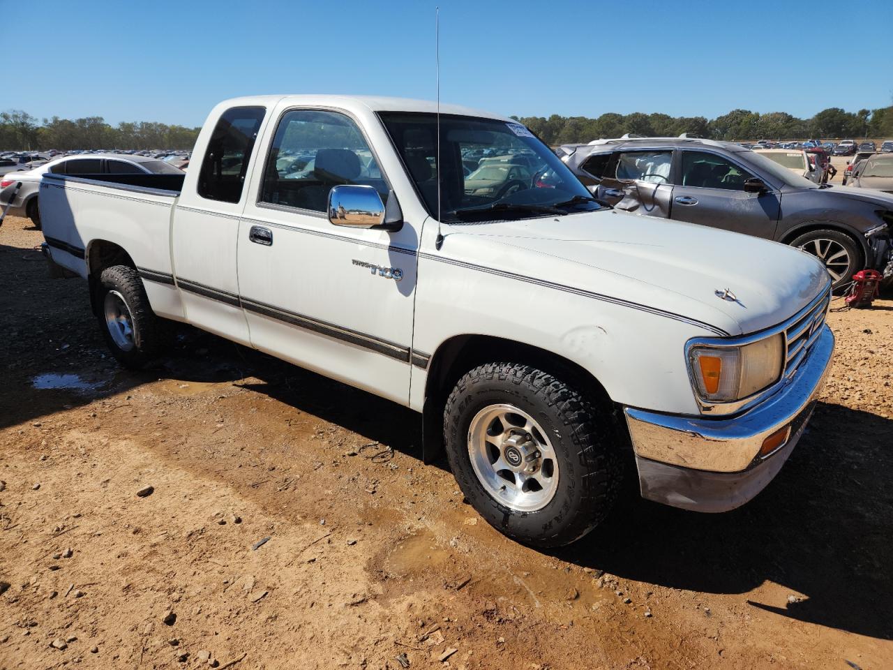 1997 Toyota T100 Xtracab White vin: JT4TN12D7V0036618