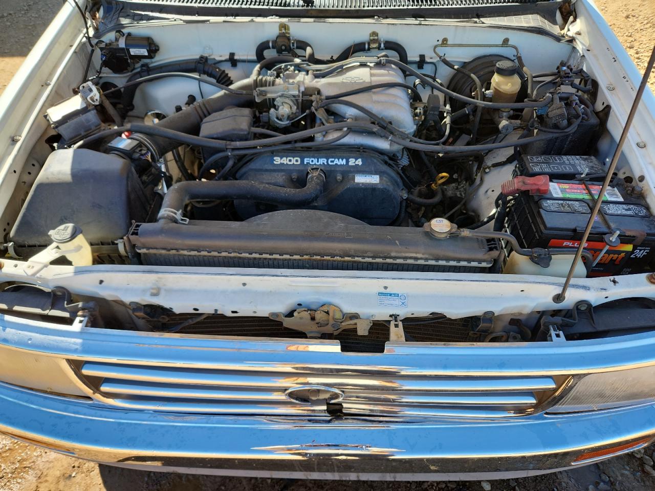 1997 Toyota T100 Xtracab White vin: JT4TN12D7V0036618
