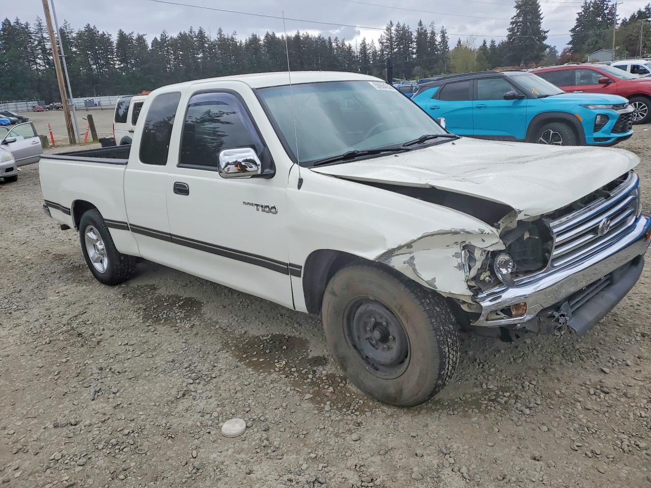 1996 Toyota T100 Xtracab White vin: JT4TN12D8T0024796