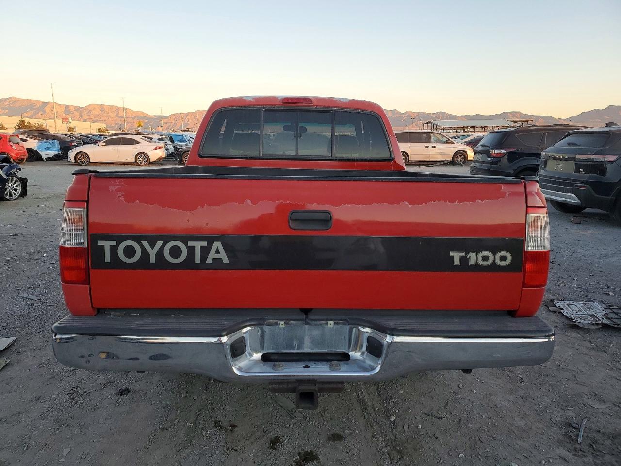 1997 Toyota T100 Xtracab Red vin: JT4TN12D8V0035915