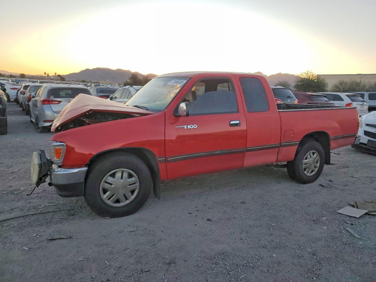 1997 Toyota T100 Xtracab Red vin: JT4TN12D8V0035915