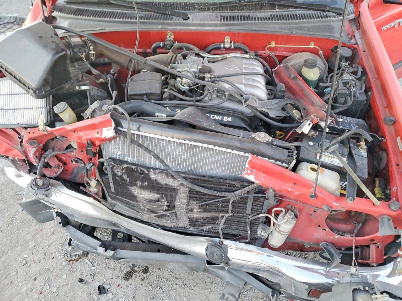 1997 Toyota T100 Xtracab Red vin: JT4TN12D8V0035915