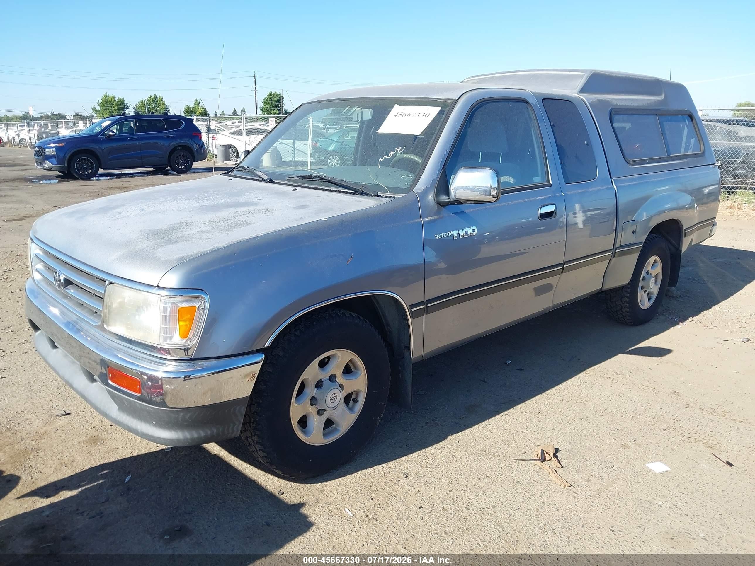 1998 Toyota T100 Sr5 V6 Silver vin: JT4TN14D6W0042148