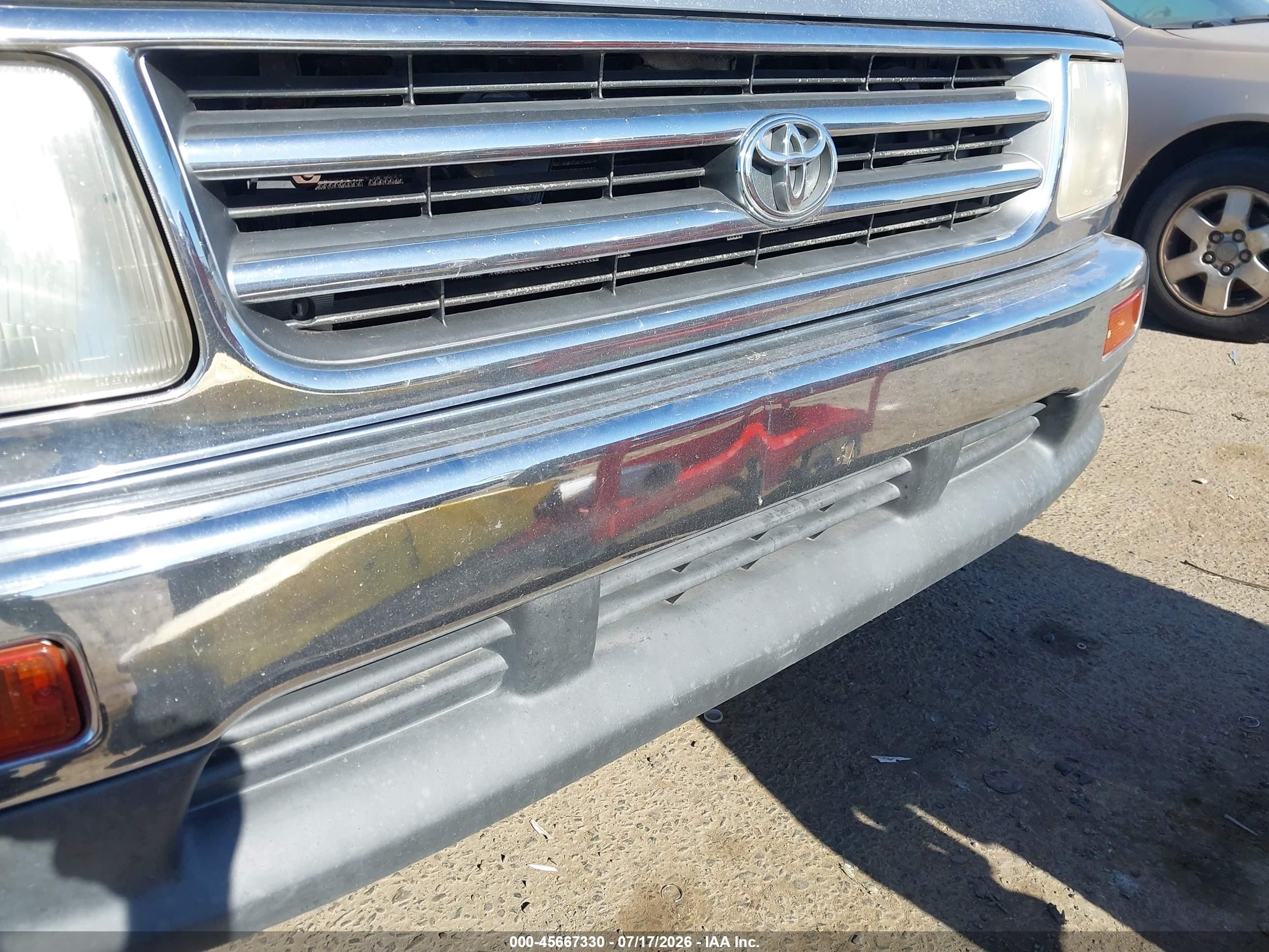 1998 Toyota T100 Sr5 V6 Silver vin: JT4TN14D6W0042148