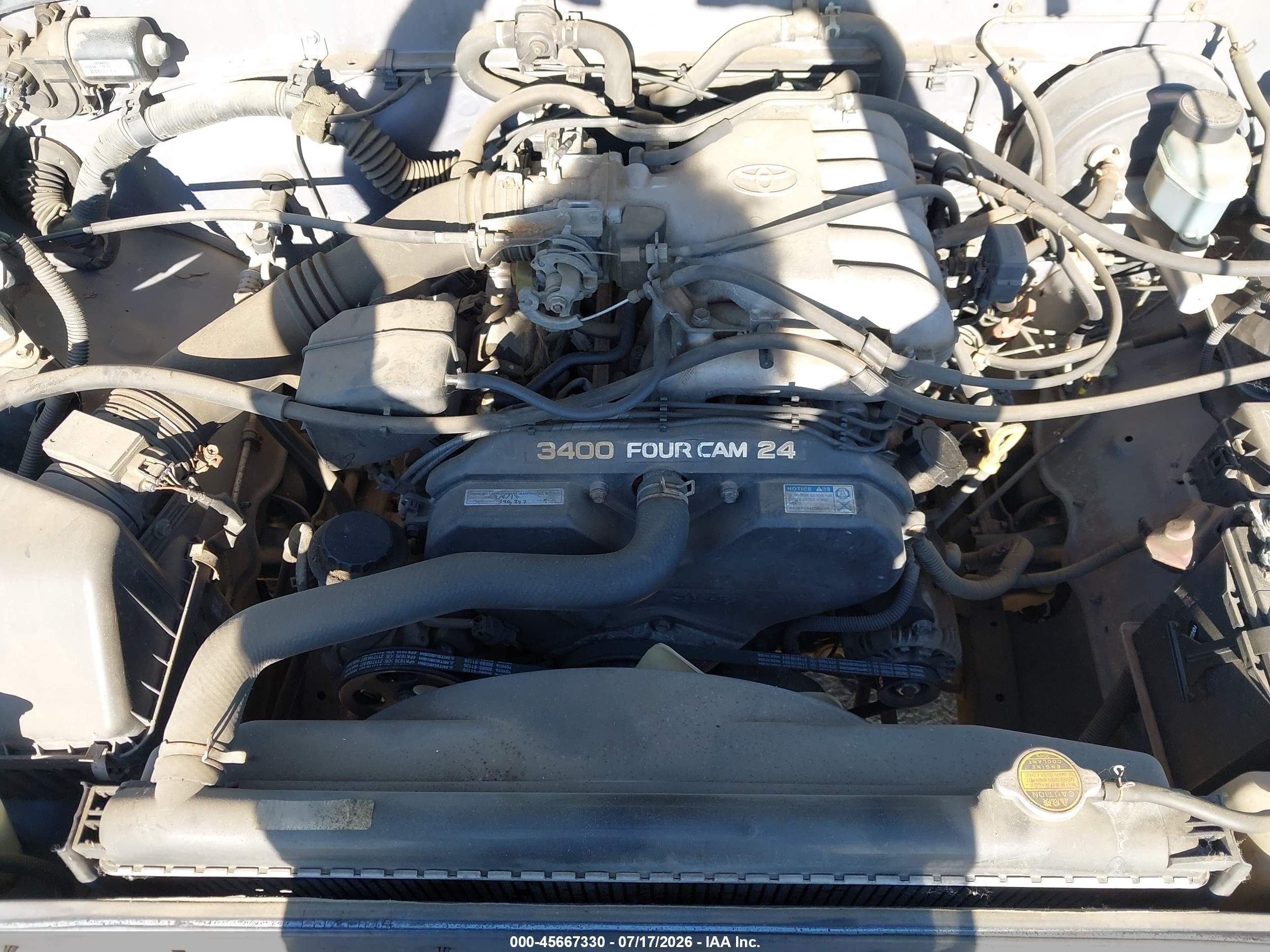 1998 Toyota T100 Sr5 V6 Silver vin: JT4TN14D6W0042148