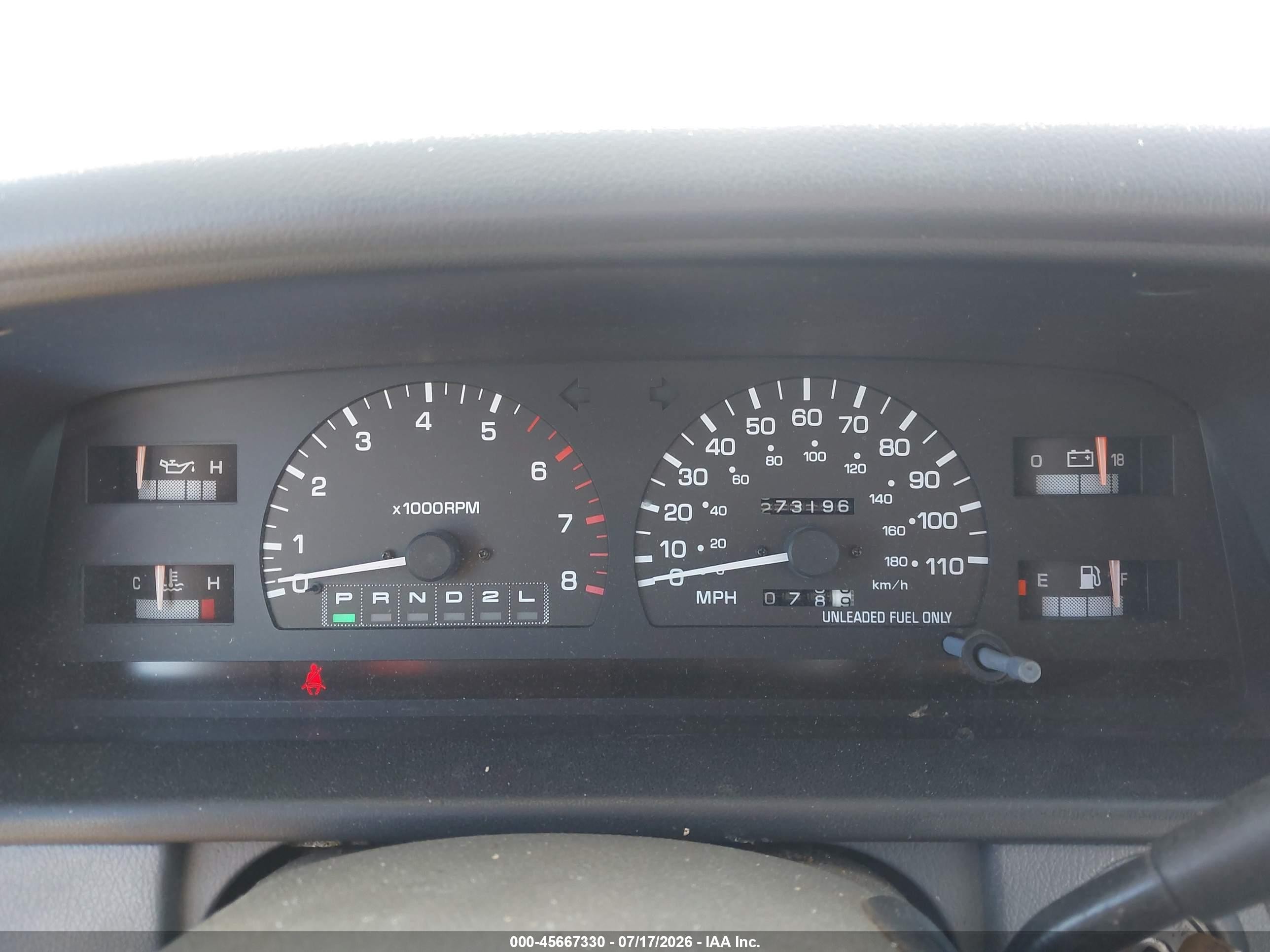 1998 Toyota T100 Sr5 V6 Silver vin: JT4TN14D6W0042148