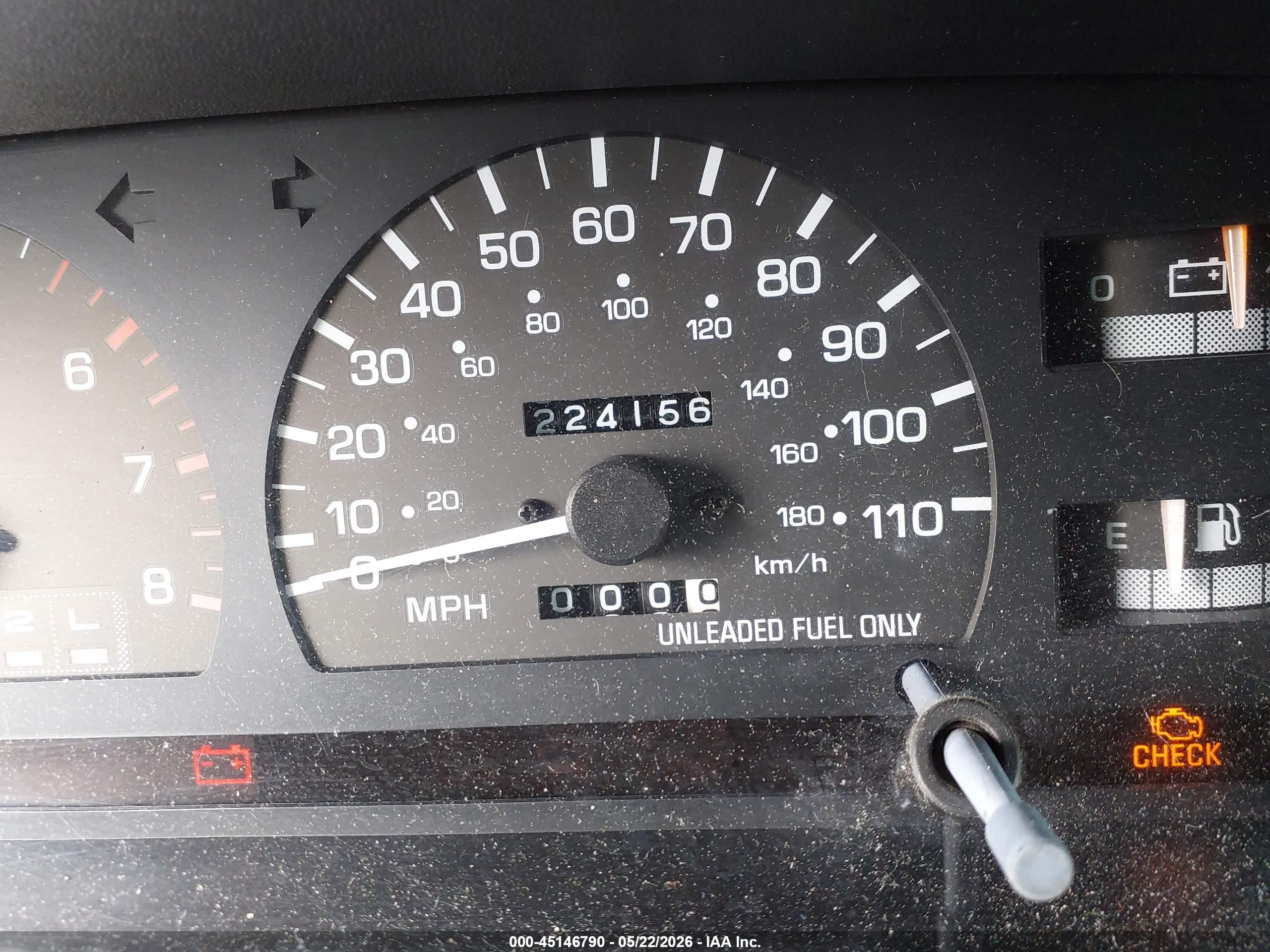 1997 Toyota T100 Sr5 V6 Black vin: JT4TN14D8V0033157