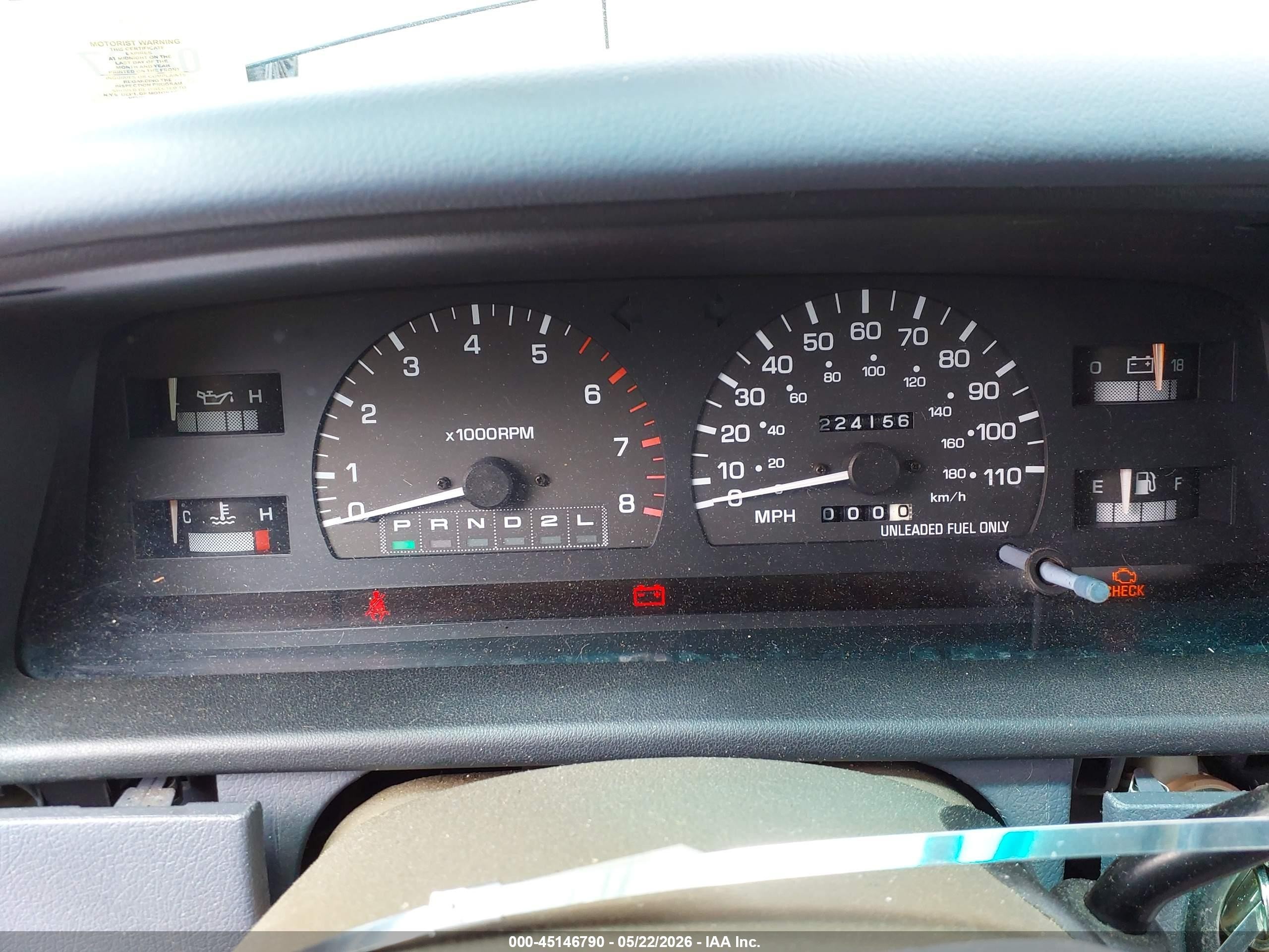 1997 Toyota T100 Sr5 V6 Black vin: JT4TN14D8V0033157