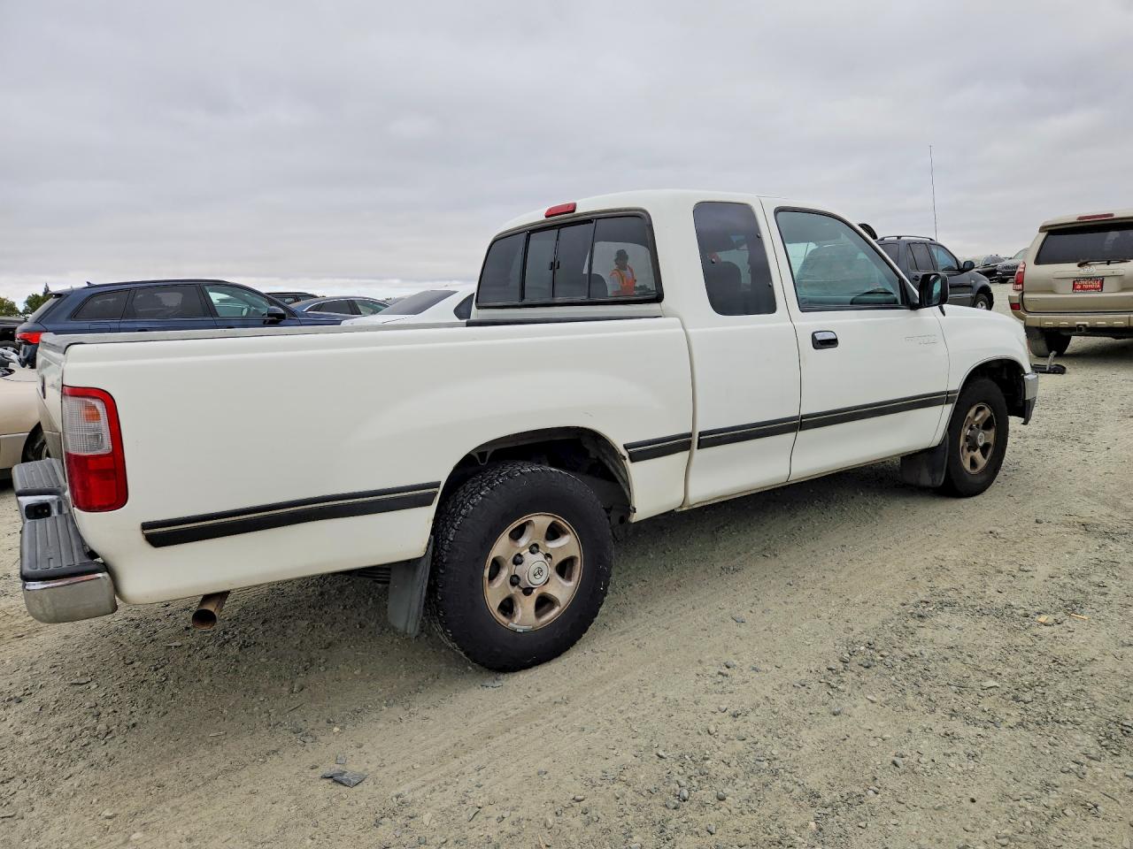 1998 Toyota T100 Sr5 White vin: JT4TN14D8W0043091