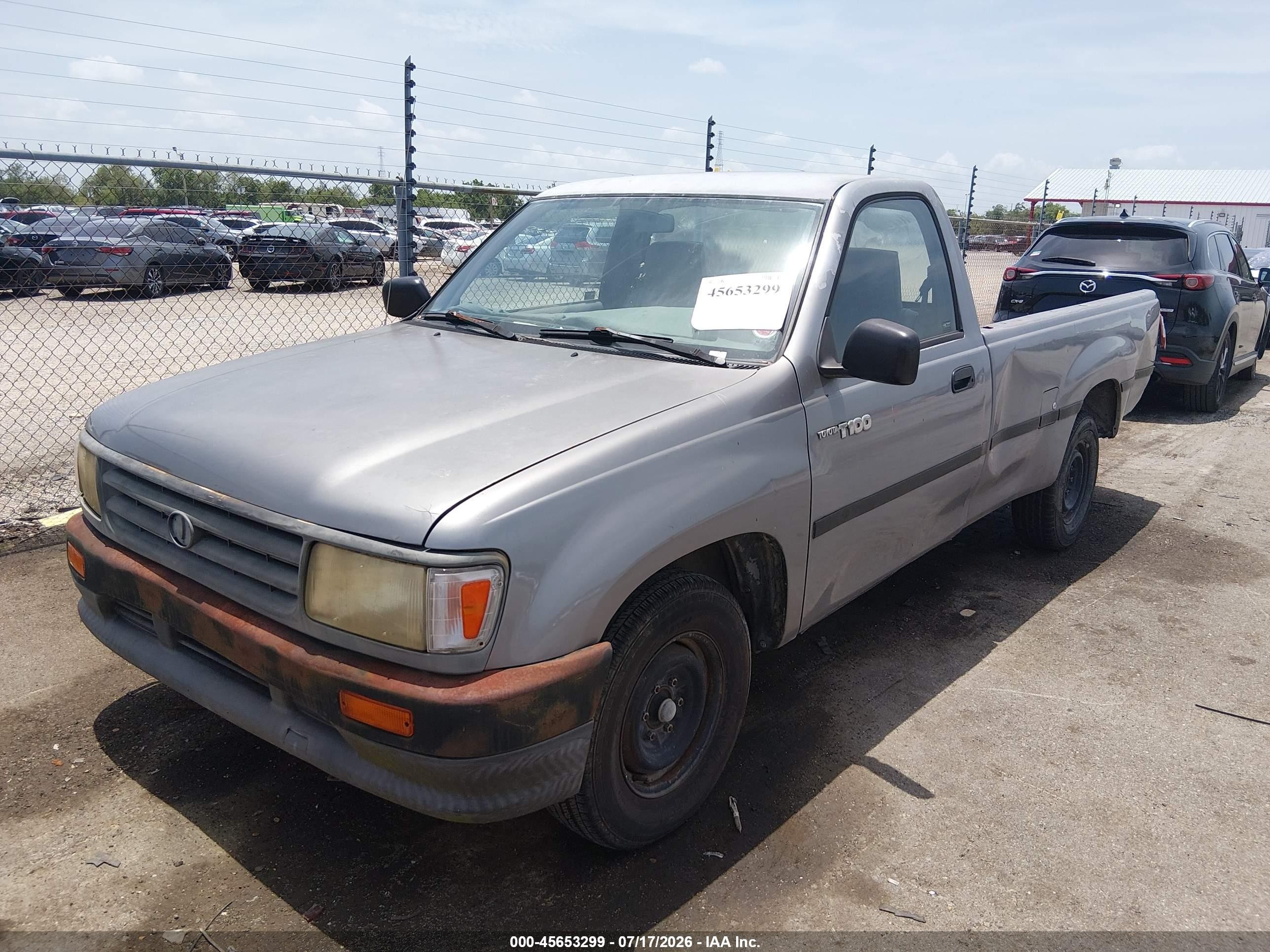 1995 Toyota T100   Silver vin: JT4UD10D2S0008408