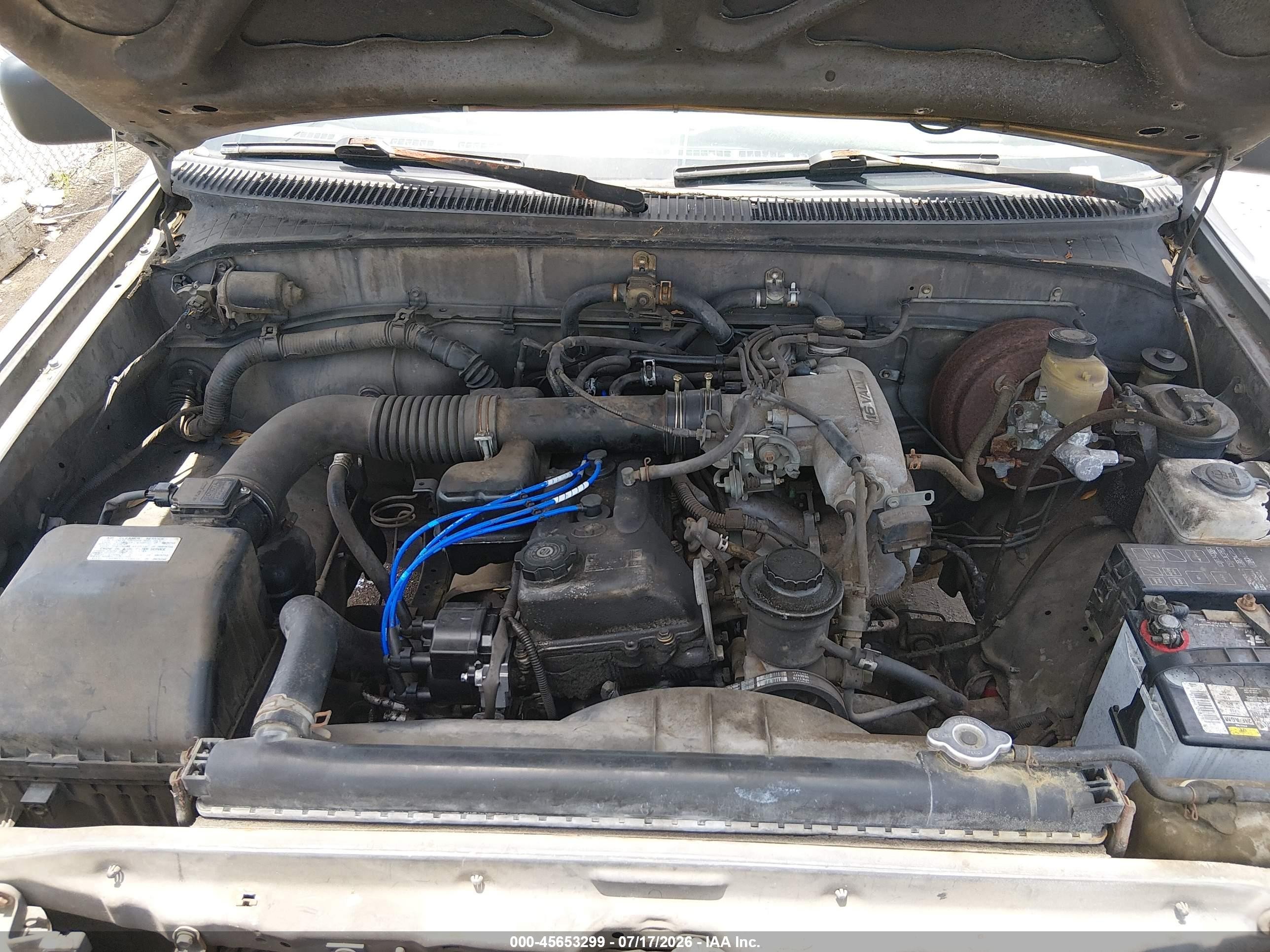 1995 Toyota T100   Silver vin: JT4UD10D2S0008408