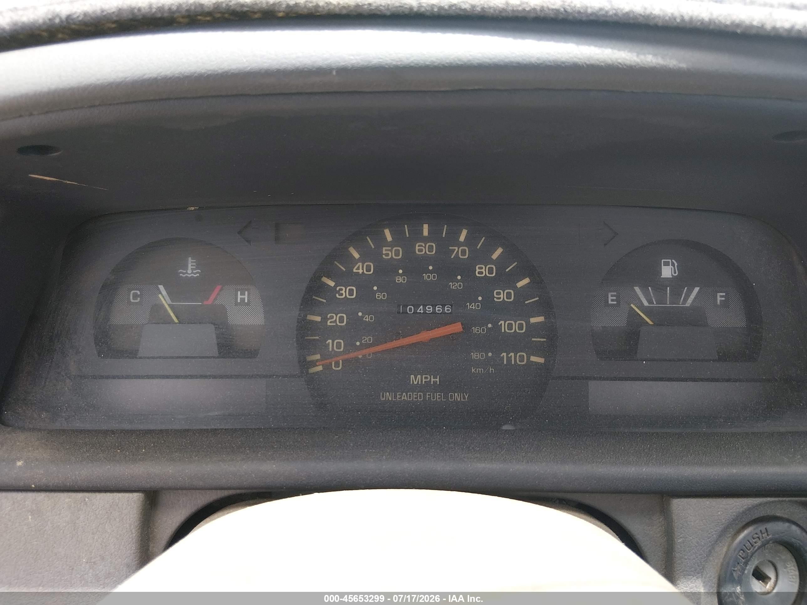 1995 Toyota T100   Silver vin: JT4UD10D2S0008408