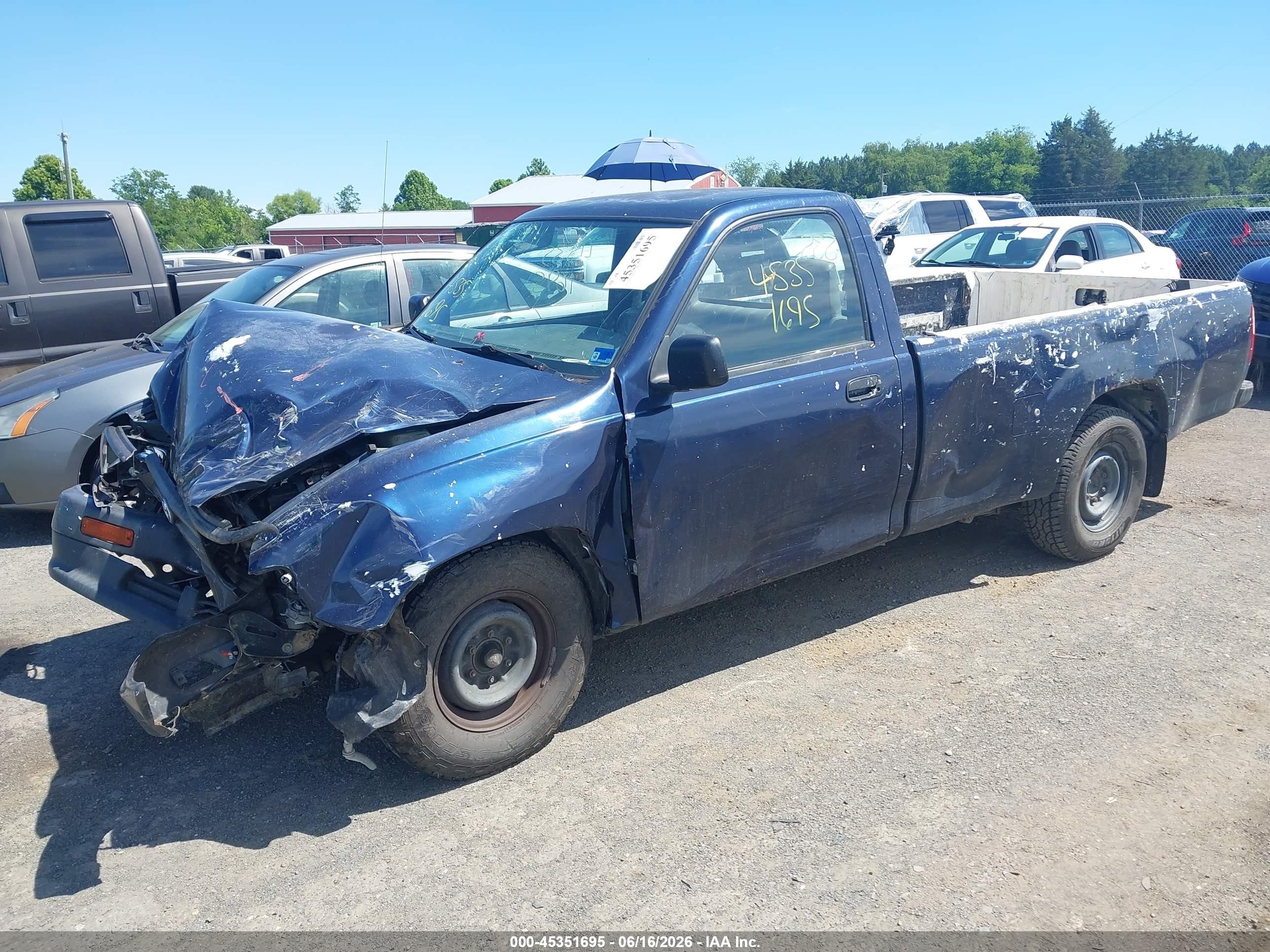 1995 Toyota T100   Синий vin: JT4UD10D7S0007237